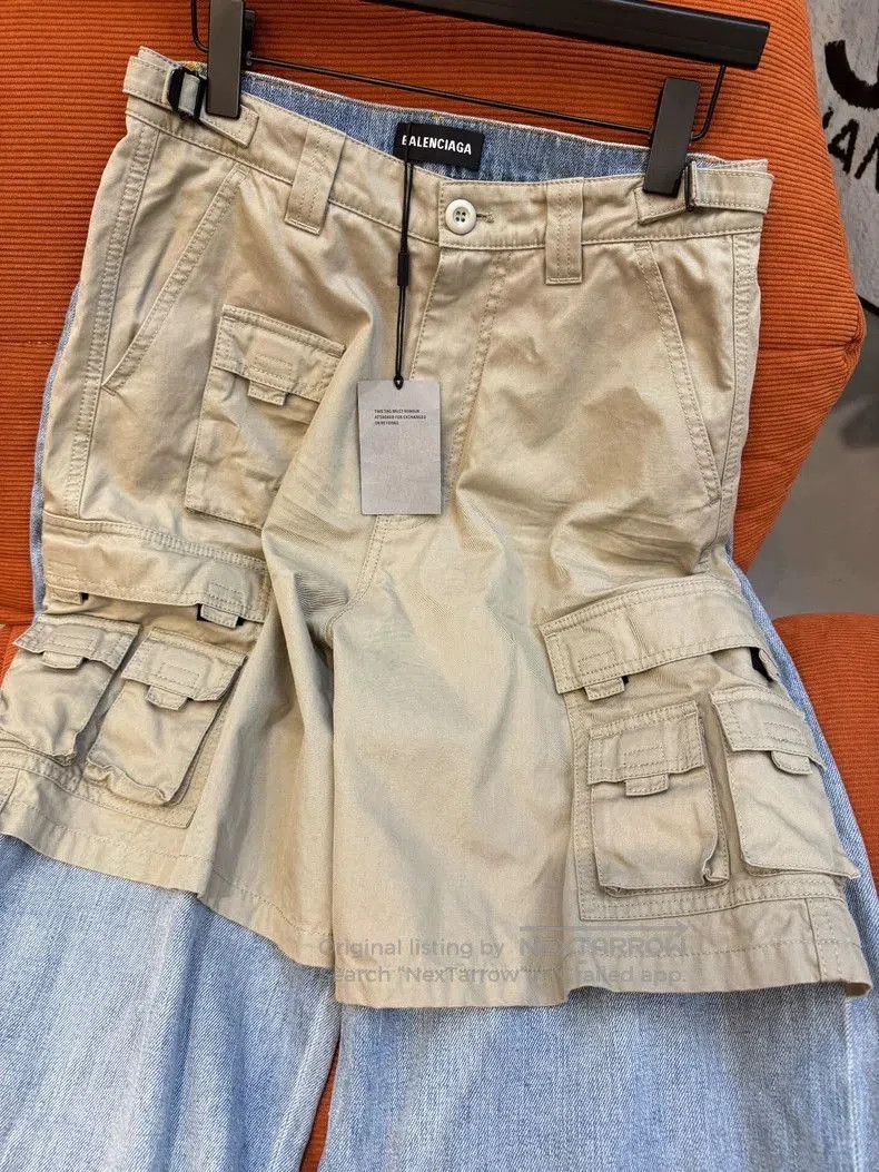 Balenciaga Balenciaga Paneled Cargo Denim Jeans. Size US 29 - 2 Thumbnail