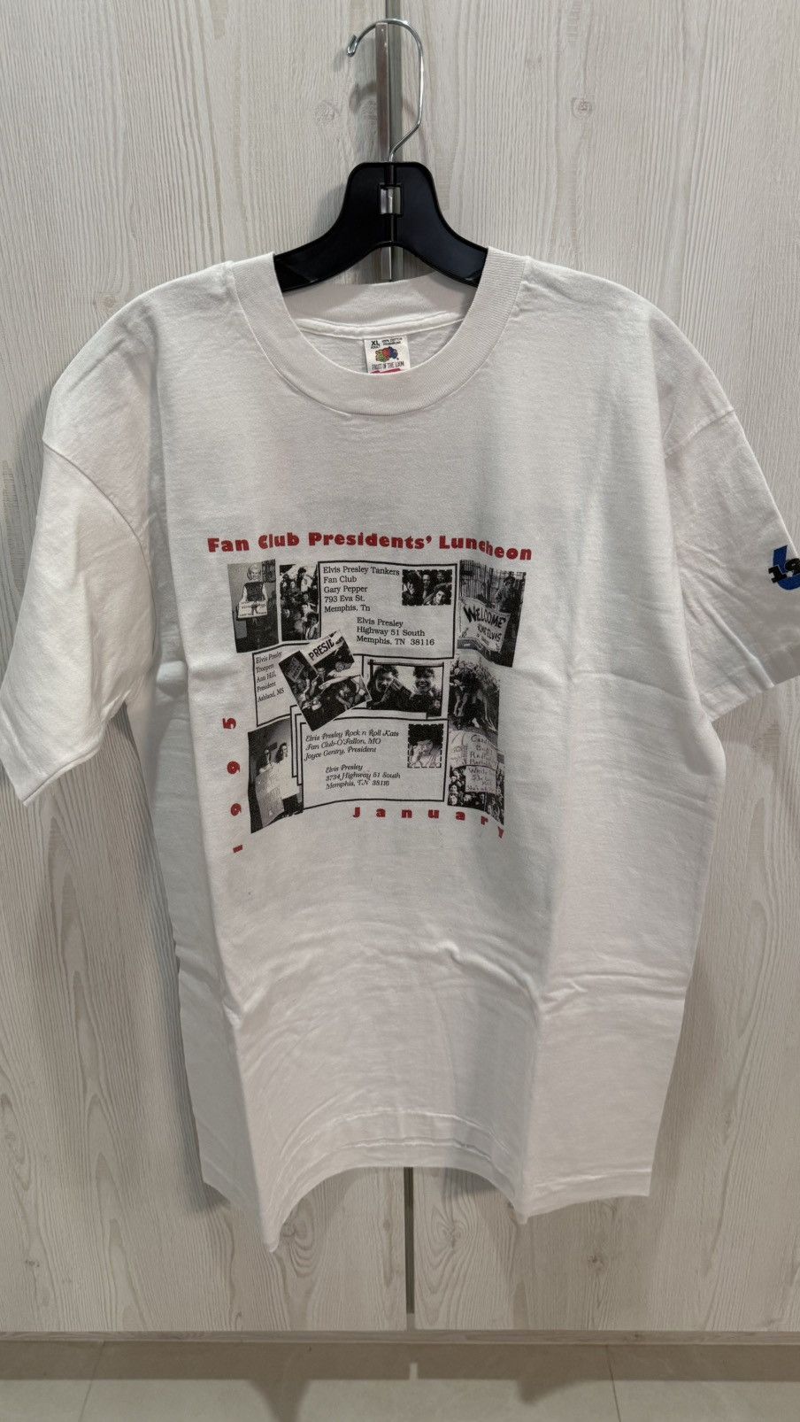 Band Tees 1995 Elvis Presley “Fan Club Presidents' Luncheon” Tee Size US XL / EU 56 / 4 - 1 Thumbnail