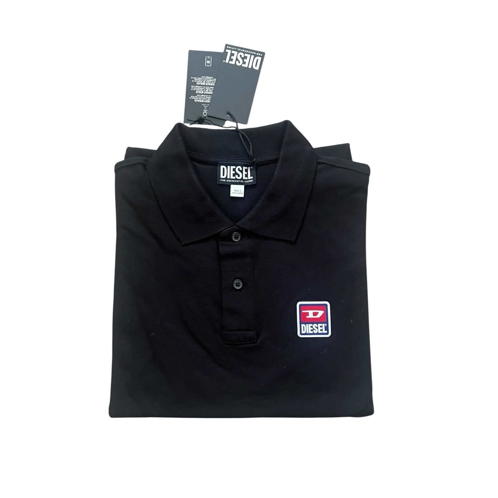 Diesel Diesel T-Smith Mens Polo Shirt $105 Black Size L Size US L / EU 52-54 / 3 - 4 Thumbnail