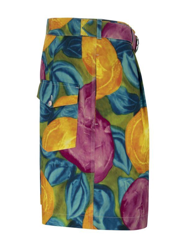 Marni o1y1125 Short in Multicolor Size 26" / US 2 / IT 38 - 3 Thumbnail
