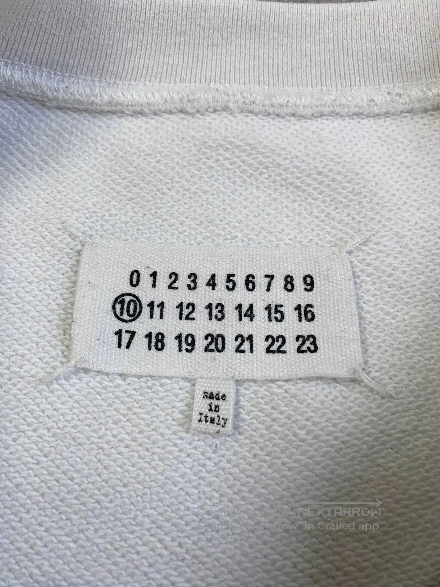 Maison Margiela maison margiela black and white sweatshirt. Size US L / EU 52-54 / 3 - 6 Thumbnail