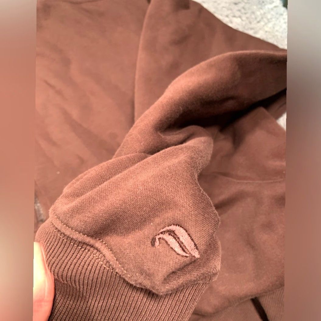 Fabletics Fabletics Sweatshirt Brown Half-Zip Pullover 2XL/XXL Plus Women Size XXL / US 16-18 / IT 52-54 - 4 Thumbnail