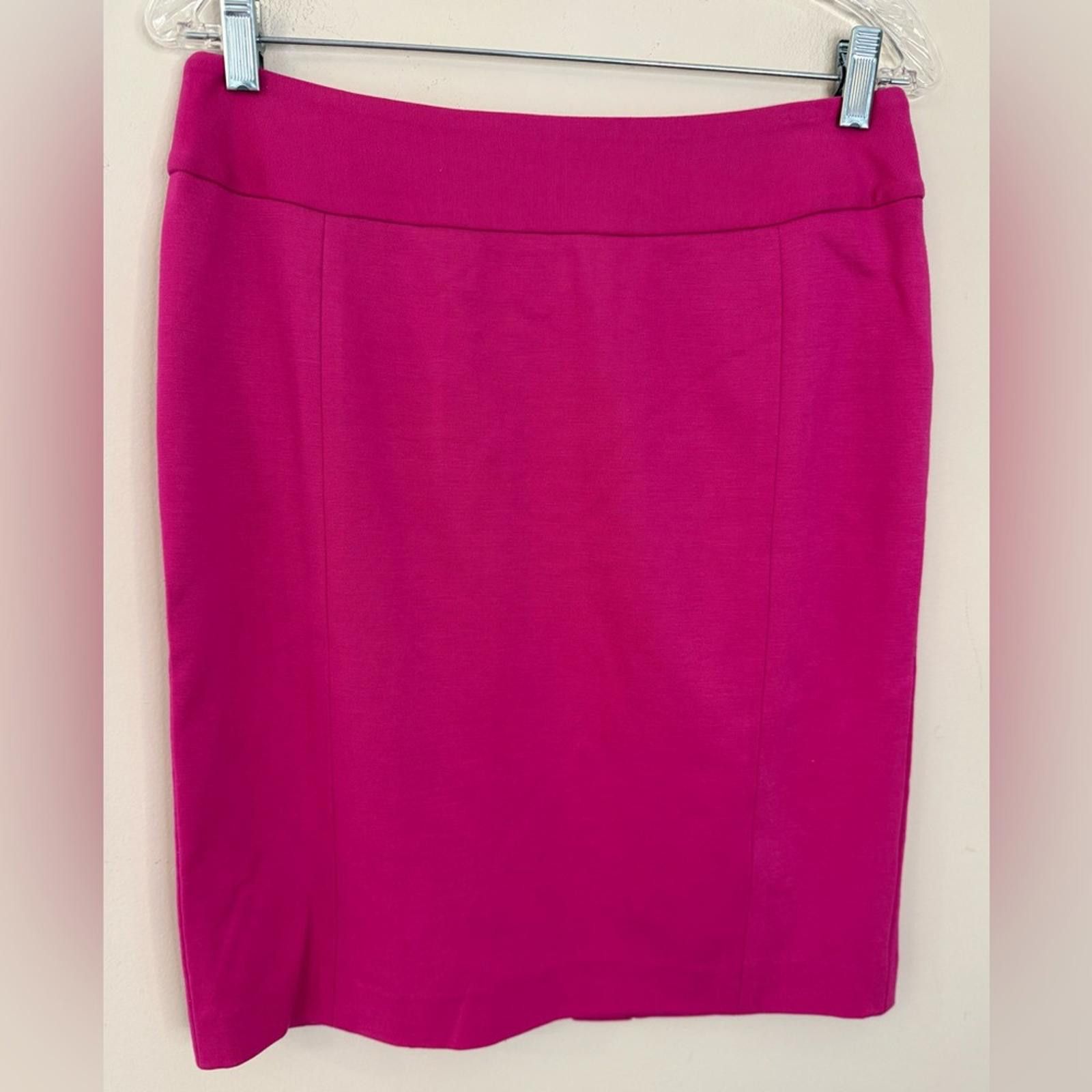 Other J’ Envie hot pink knit mini skirt split hem SZ 4 Size 27" / US 4 / IT 40 - 1 Thumbnail