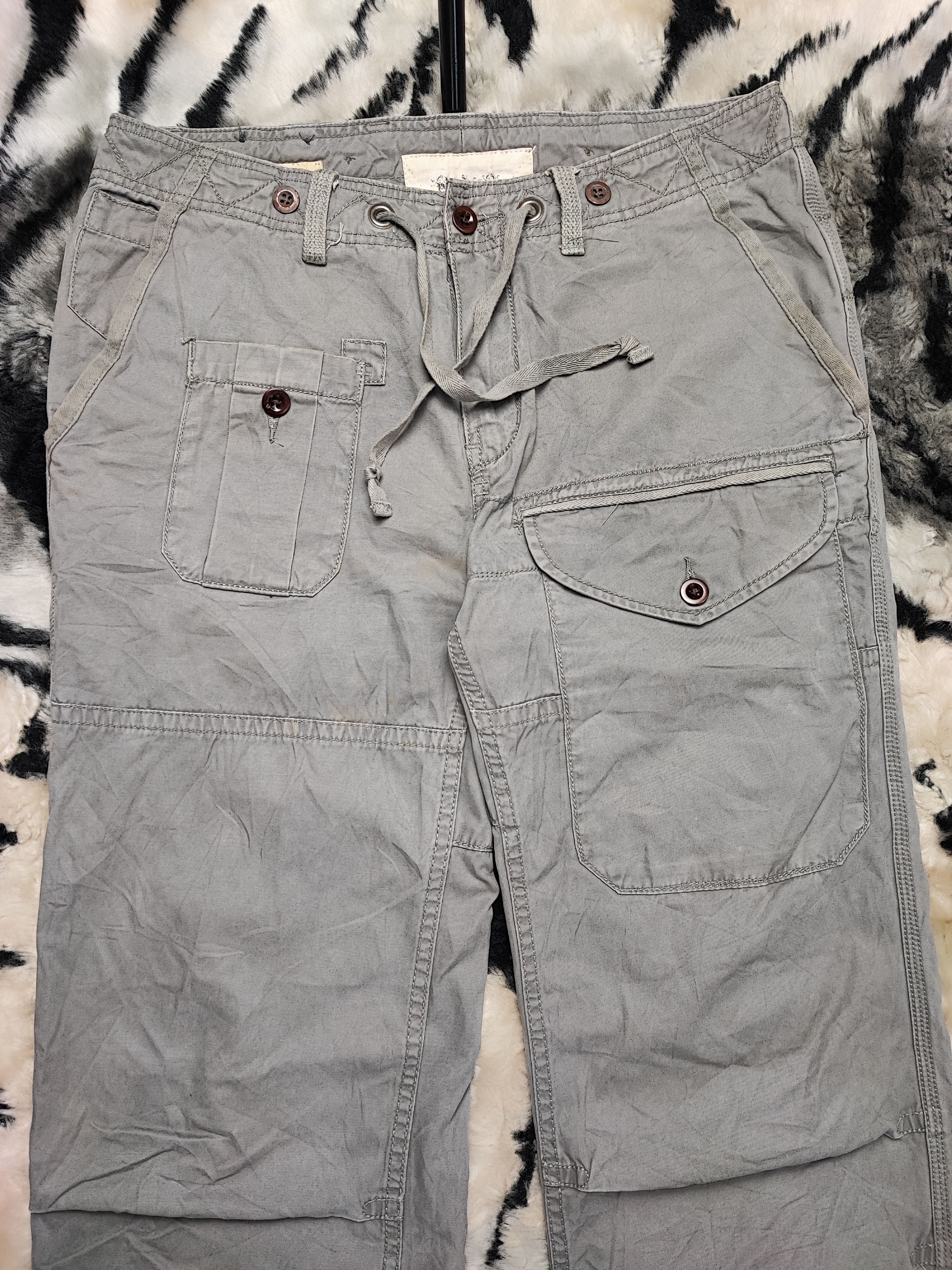 Polo Ralph Lauren 🔥DOPE Iconic Combat Multipocket Tactical Parachute Pants Size US 33 - 3 Thumbnail