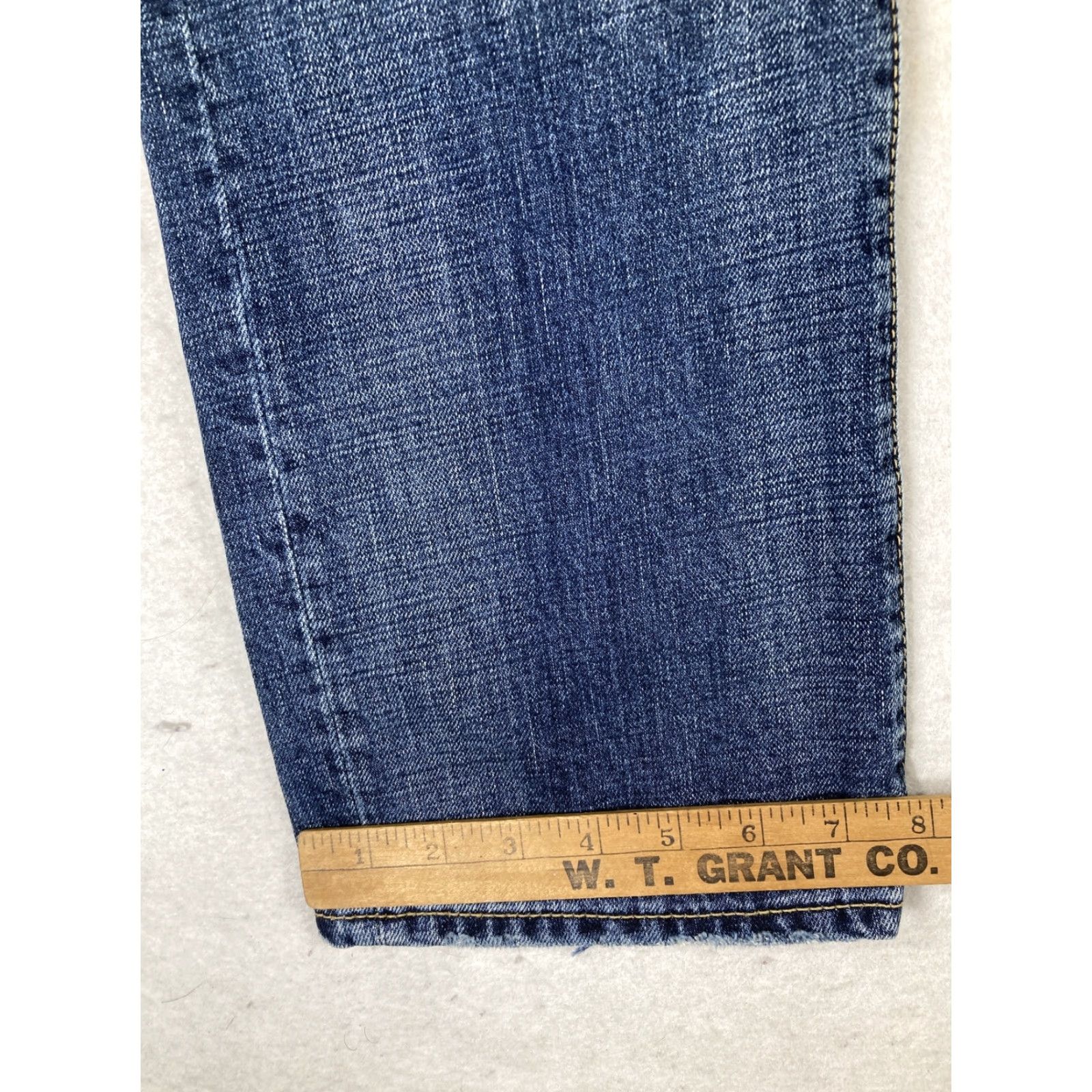 American Eagle Outfitters American Eagle Jeans Men 26x28 Blue Straight Fit Denim Casual Mid Rise Cotton 2010s Size US 26 / EU 42 - 5 Thumbnail