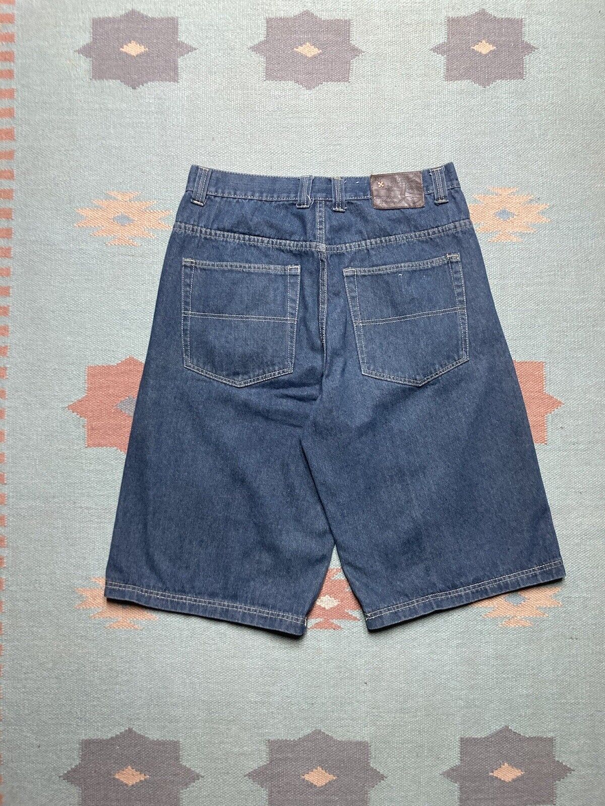 Short De Sport Homme Baggy En Jean - Coupe Ample Décontractée - Style Vintage Streetwear Y2K - 4