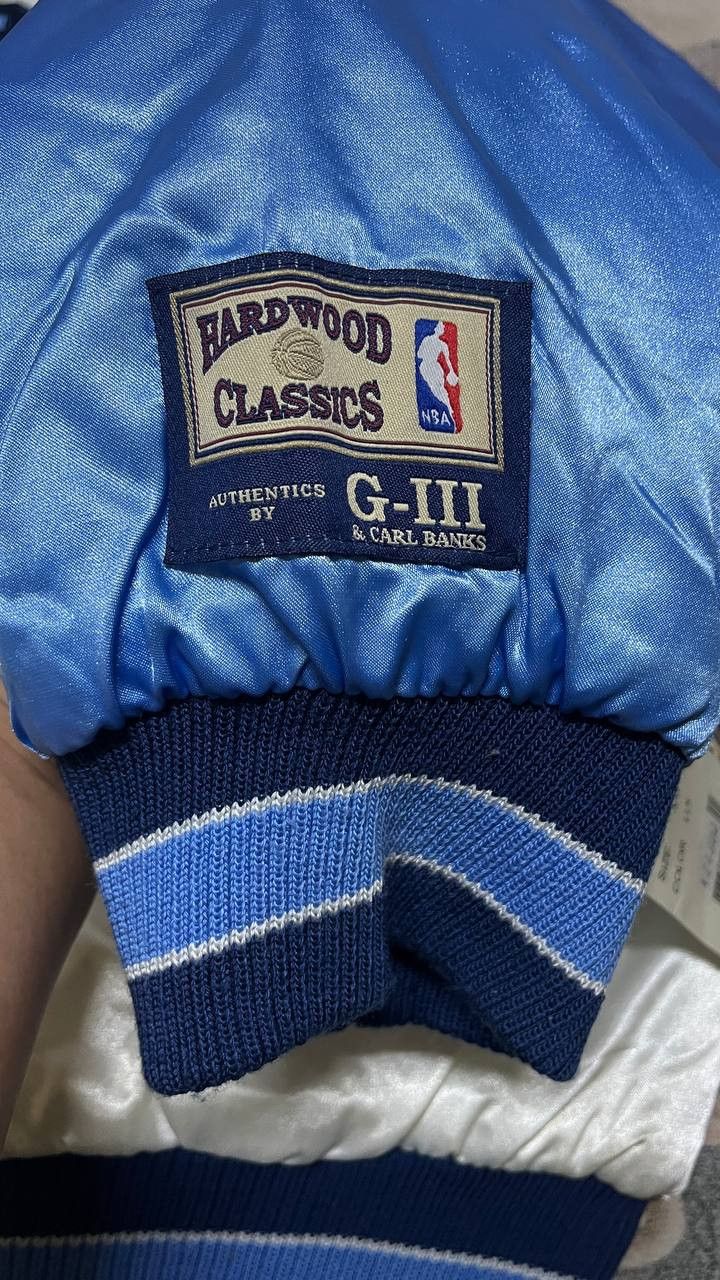 NBA × Vintage NBA Lakers Satin Bombers Jacket Hardwood Classic Carl Banks Size US XXL / EU 58 / 5 - 6 Thumbnail
