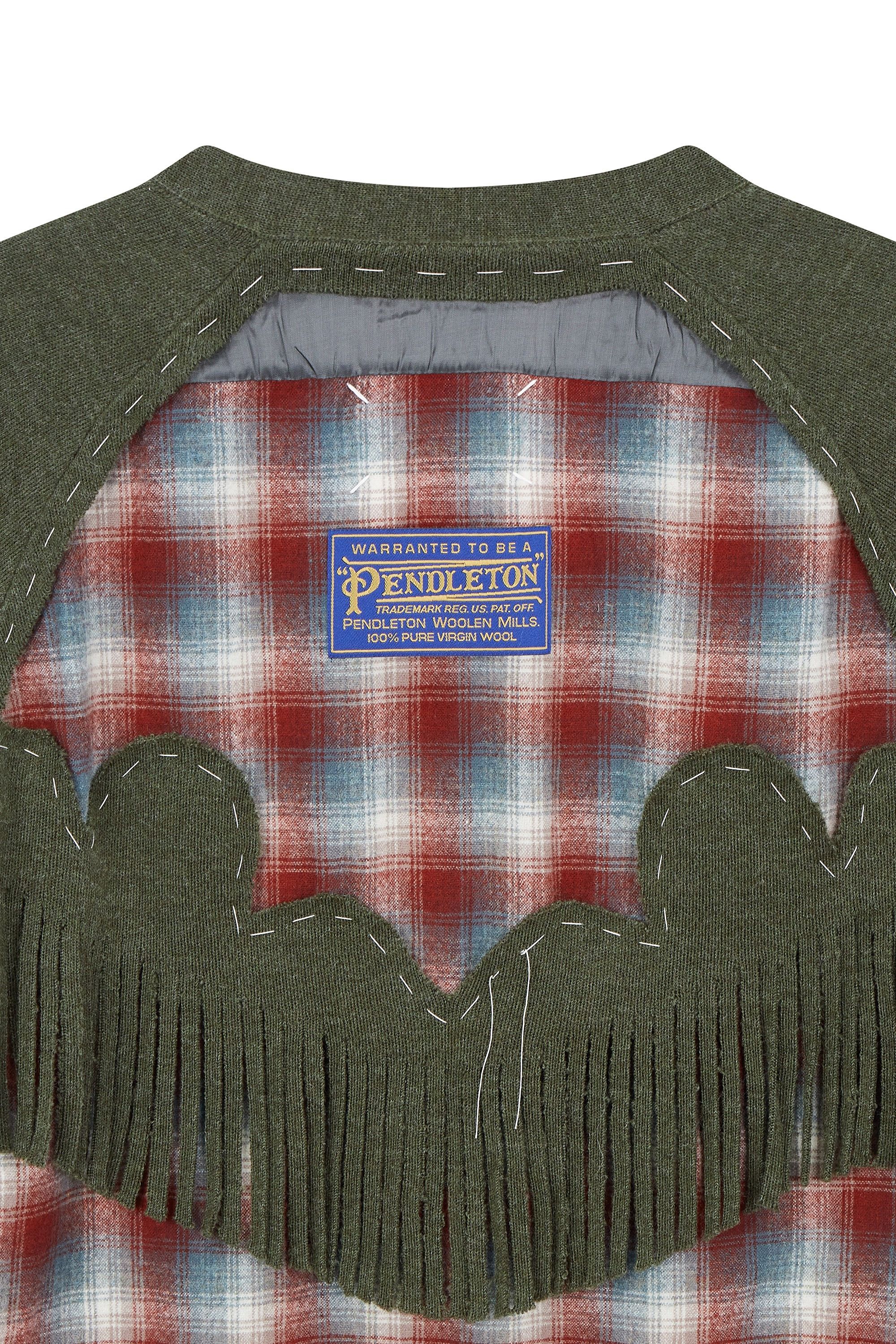 Maison Margiela o1w1db10525 Overlay Check Cardigan in Multicolor Size US XL / EU 56 / 4 - 4 Thumbnail