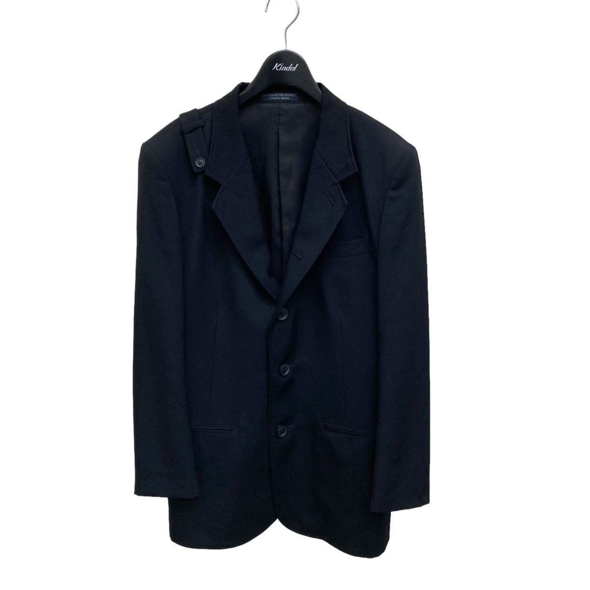 Image of Regulation Yohji Yamamoto 21Aw Single Tailored Jacket in Black, Men's (Size Small)