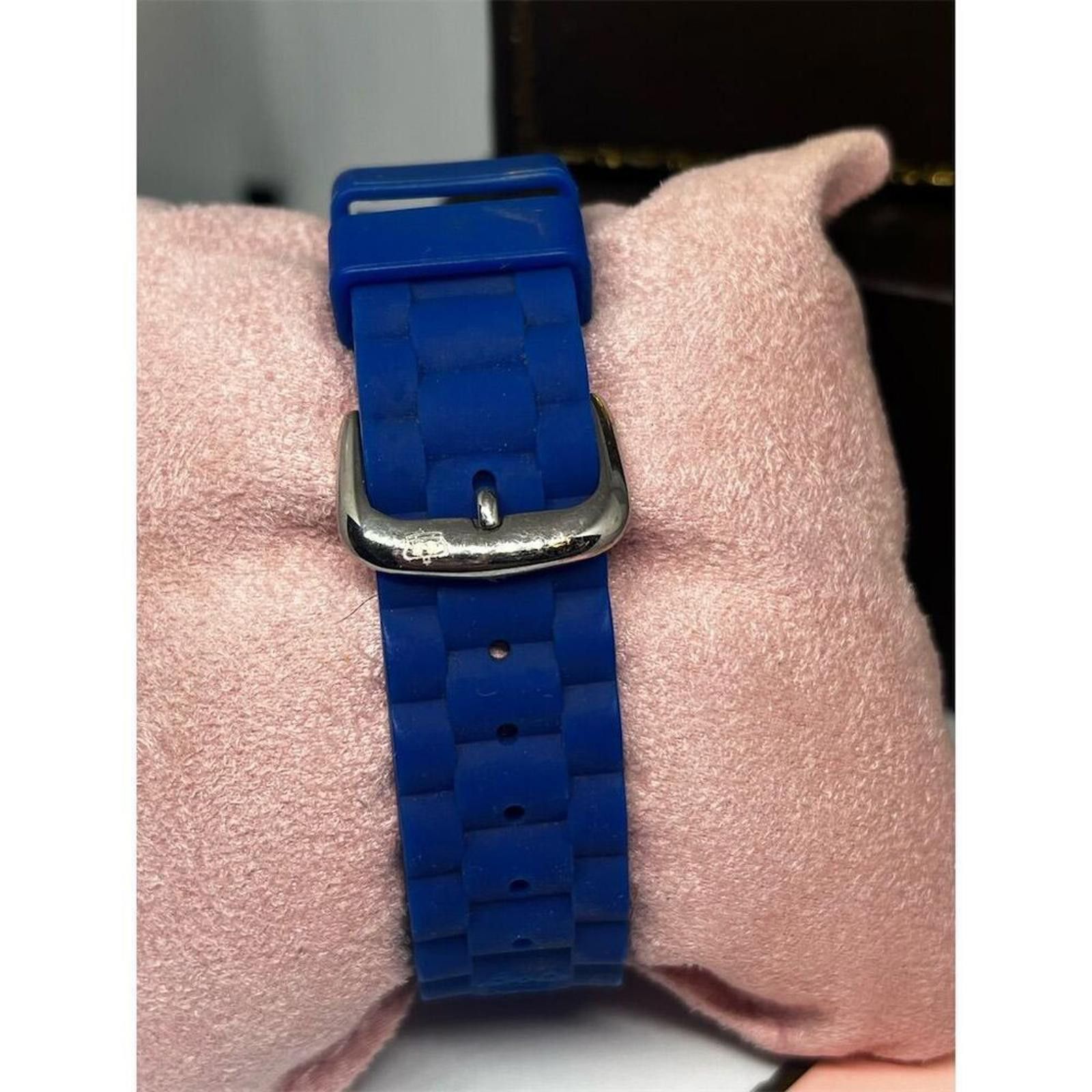 Juicy Couture Jeans Juicy Couture Cobalt Blue Jelly Strap Watch Crystal Y2K Size ONE SIZE - 5 Thumbnail