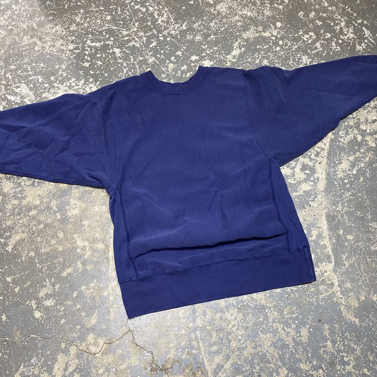Vintage Vintage Navy Johnstown Reverse Weave Crewneck Sweatshirt 80s Size US L / EU 52-54 / 3 - 11 Thumbnail
