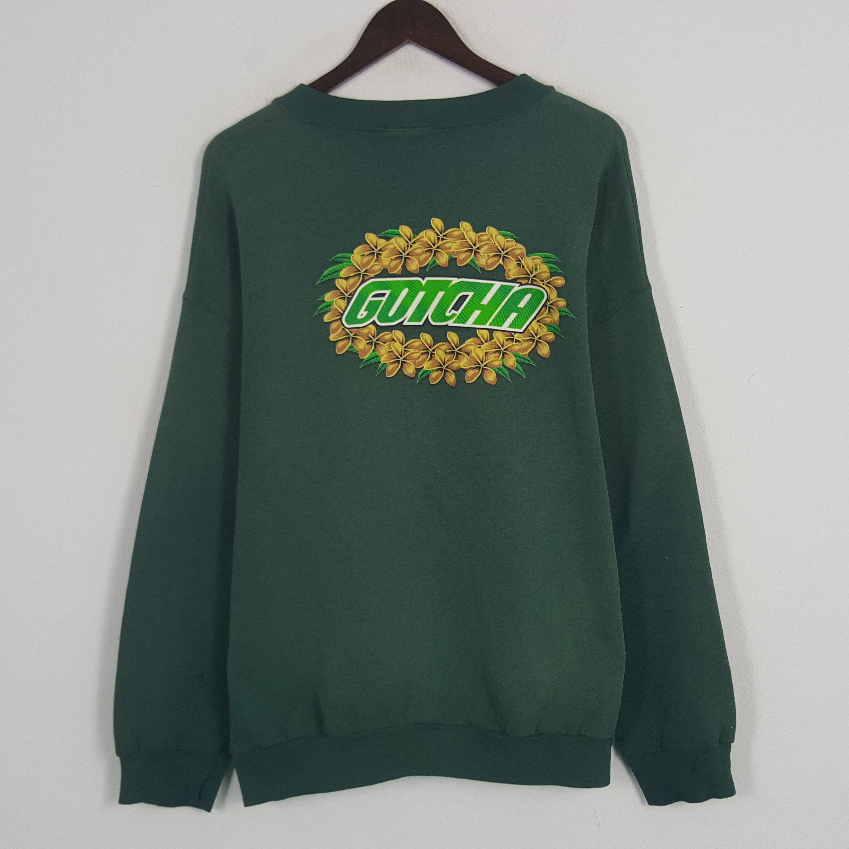 Gotcha × Vintage Vintage Gotcha Streetwear Sweatshirt Size US XL / EU 56 / 4 - 1 Thumbnail