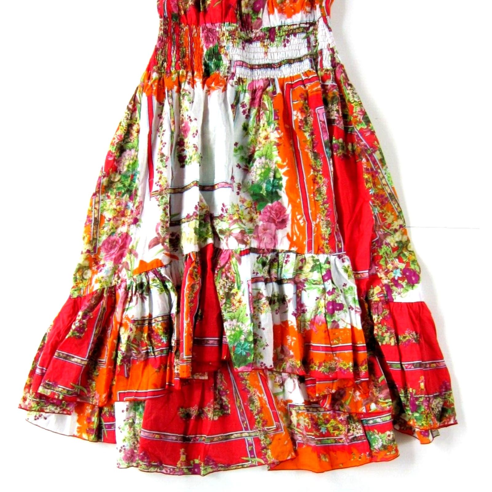 Vintage andAndrea Dress Off Shoulder Sun Floral 2XL-3XL Red Womens Maxi Dress 2XL-3XL Floral Off Shoulder Sun Dress 2XL-3XL Size XXL / US 16-18 / IT 52-54 - 7 Thumbnail