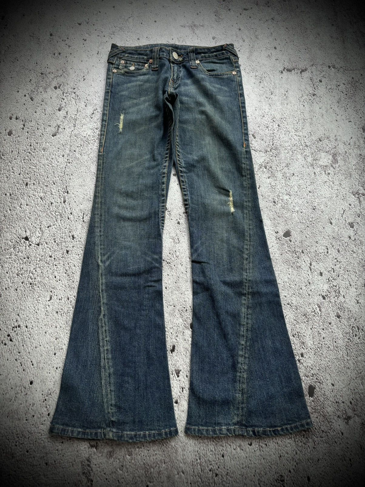 Hysteric Glamour Y2k Flare Jeans True religion Denim jeans Size 26" / US 2 / IT 38 - 1 Thumbnail