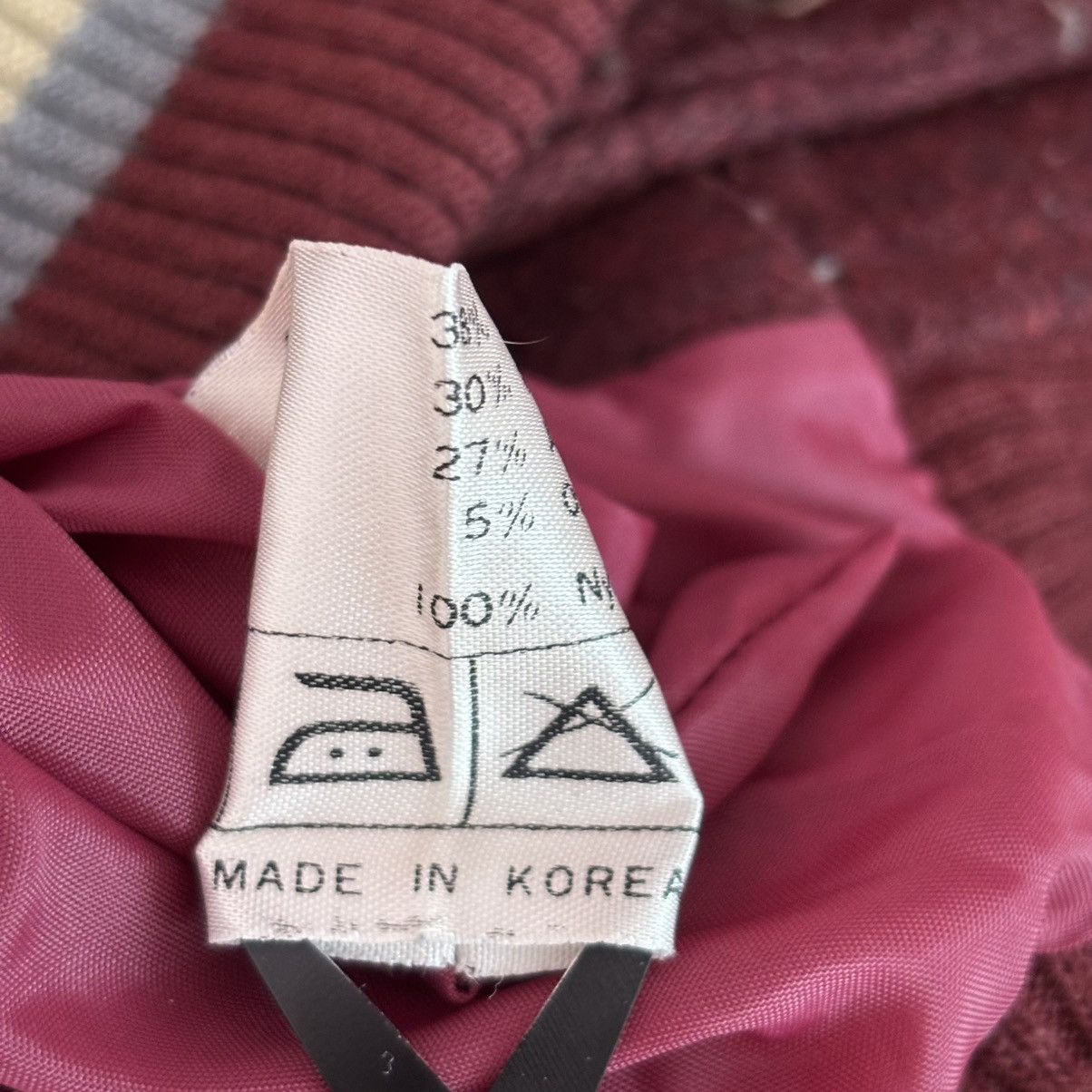 Vintage Vintage 70s Harvard Wool Varsity Bomber Jacket Burgundy Size US M / EU 48-50 / 2 - 6 Thumbnail