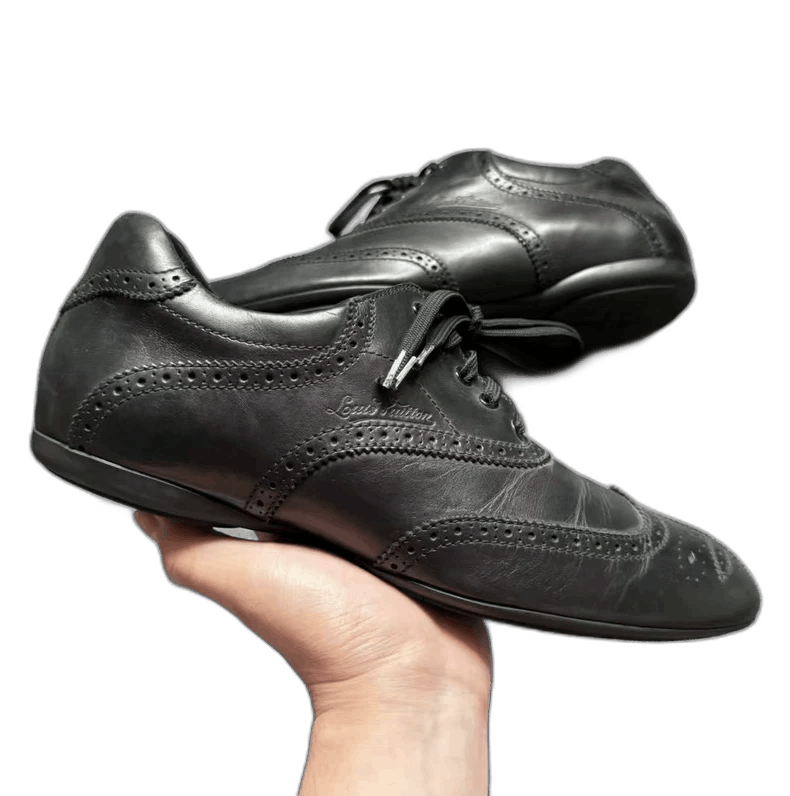 Louis Vuitton Louis Vuitton Brogue Leather Derby Shoes UK8.5 Size US 10.5 / EU 43-44 - 1 Thumbnail