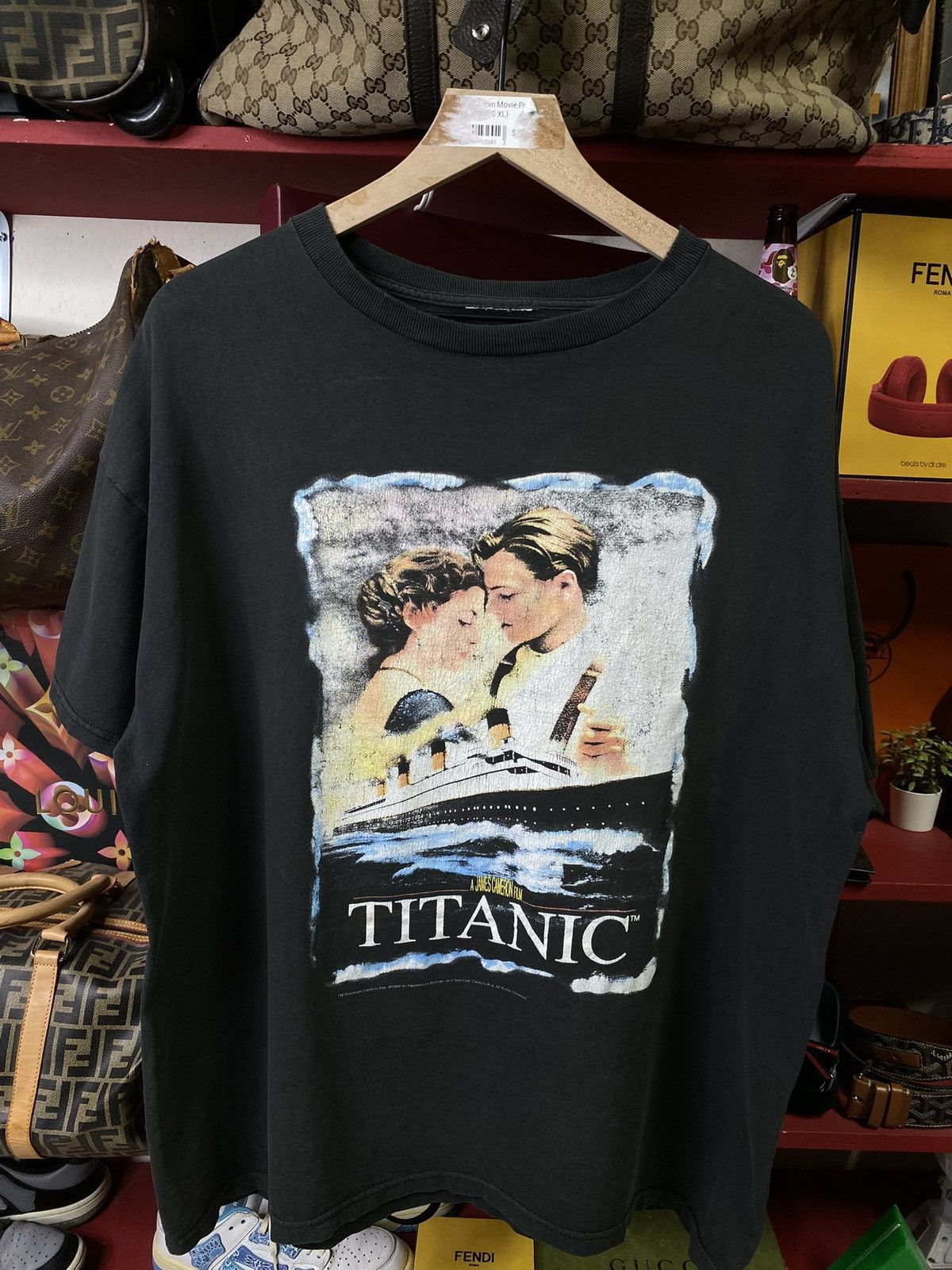 90’s Vintage Titanic Movie Promo Tee Shirt Large