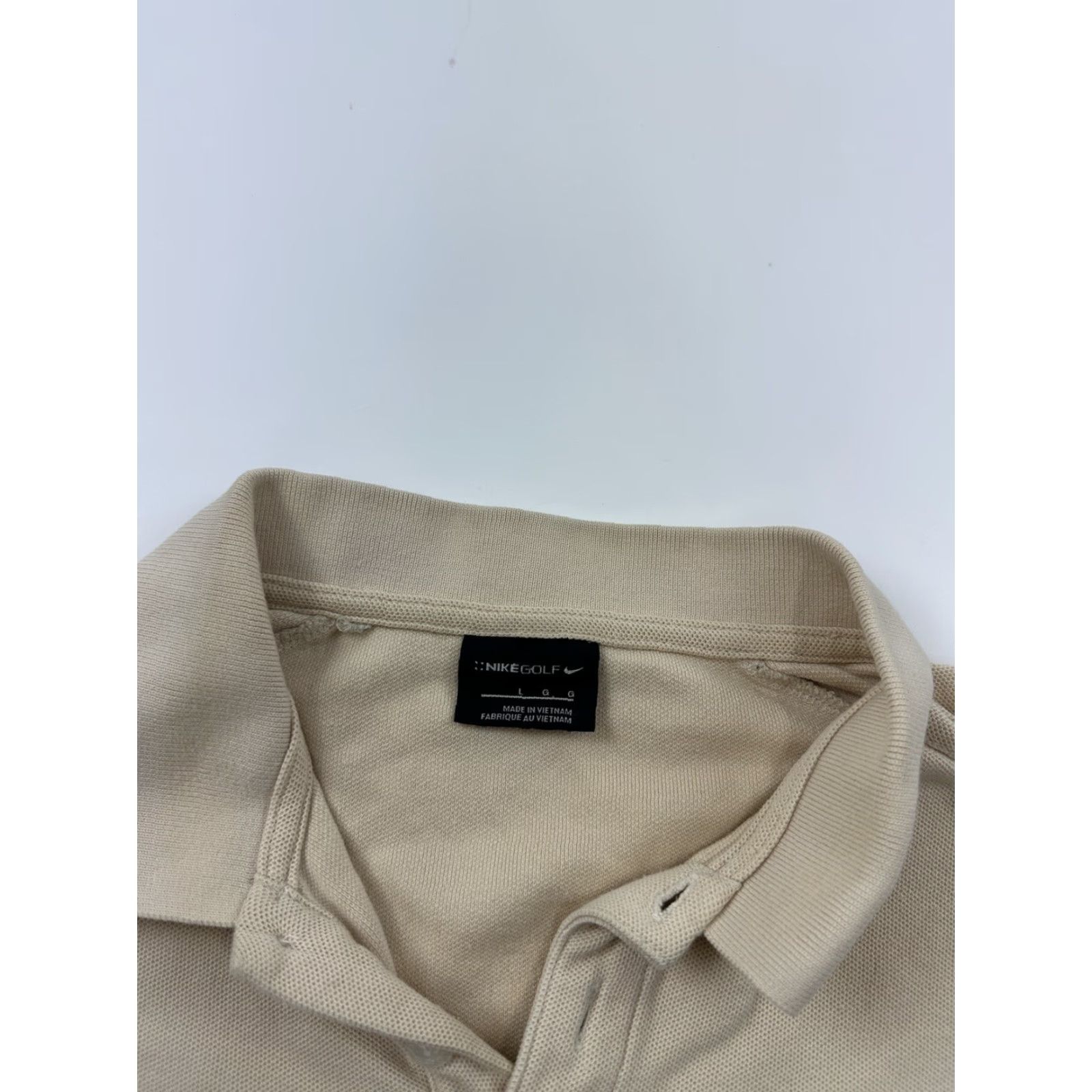 Nike Nike Polo Shirt Men Large Beige Golf Logo Size US L / EU 52-54 / 3 - 4 Thumbnail