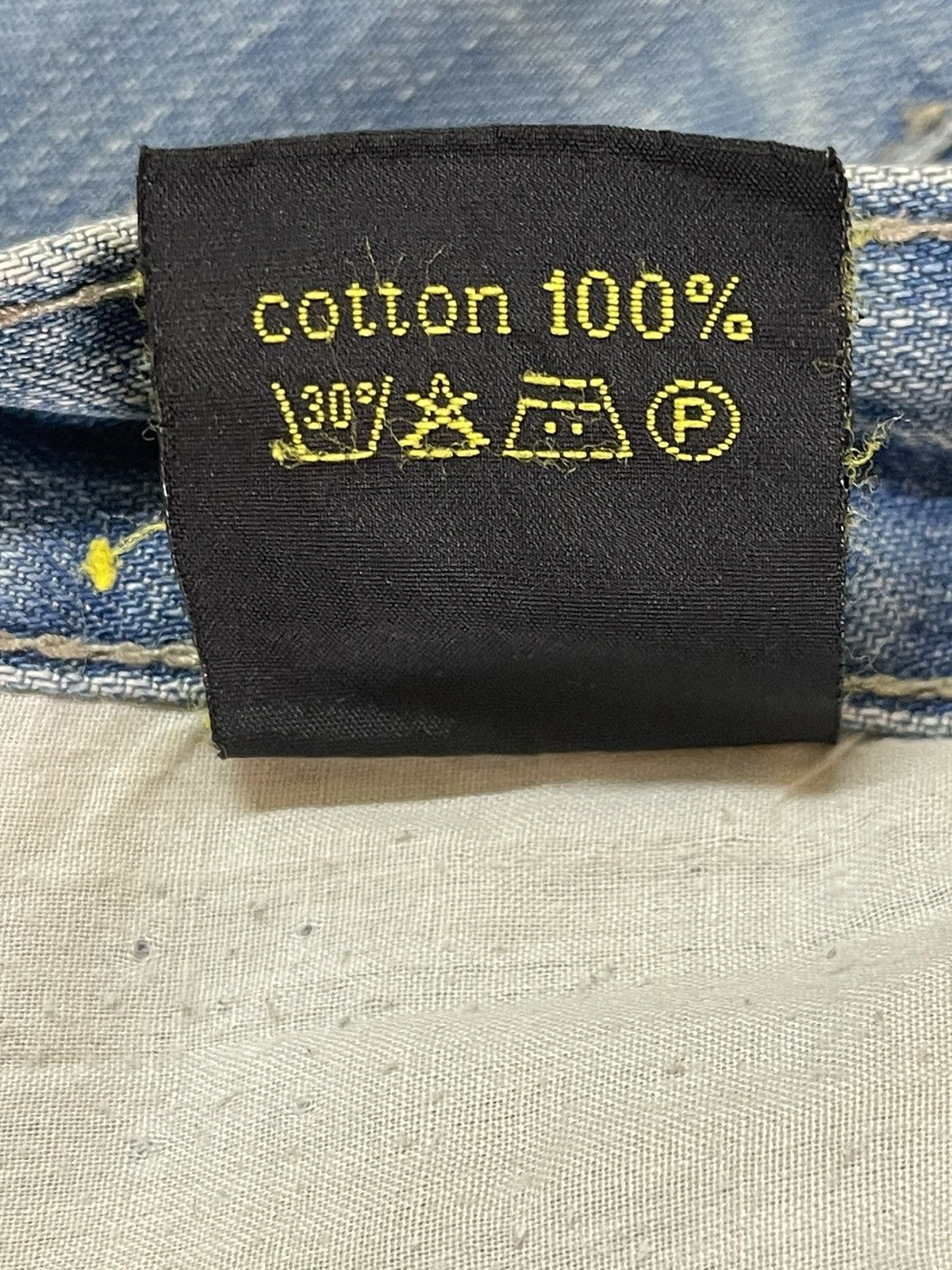 If Six Was Nine Vintage Japanese Brand Mud Faded Wash Distress Flare Jeans Size US 31 - 10 Thumbnail