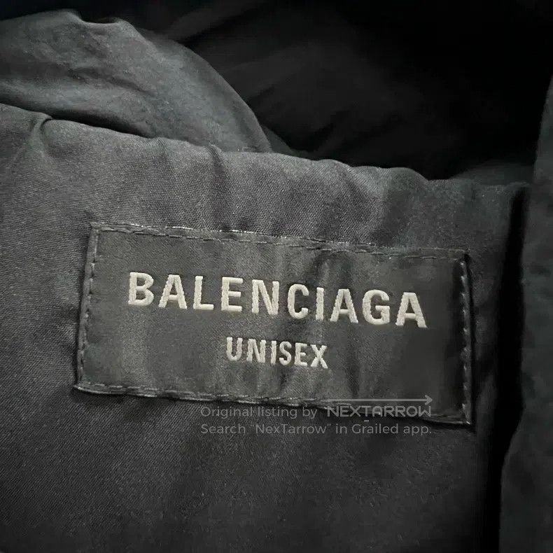 Balenciaga Balenciaga Black Hooded Down Jacket Size US S / EU 44-46 / 1 - 3 Thumbnail