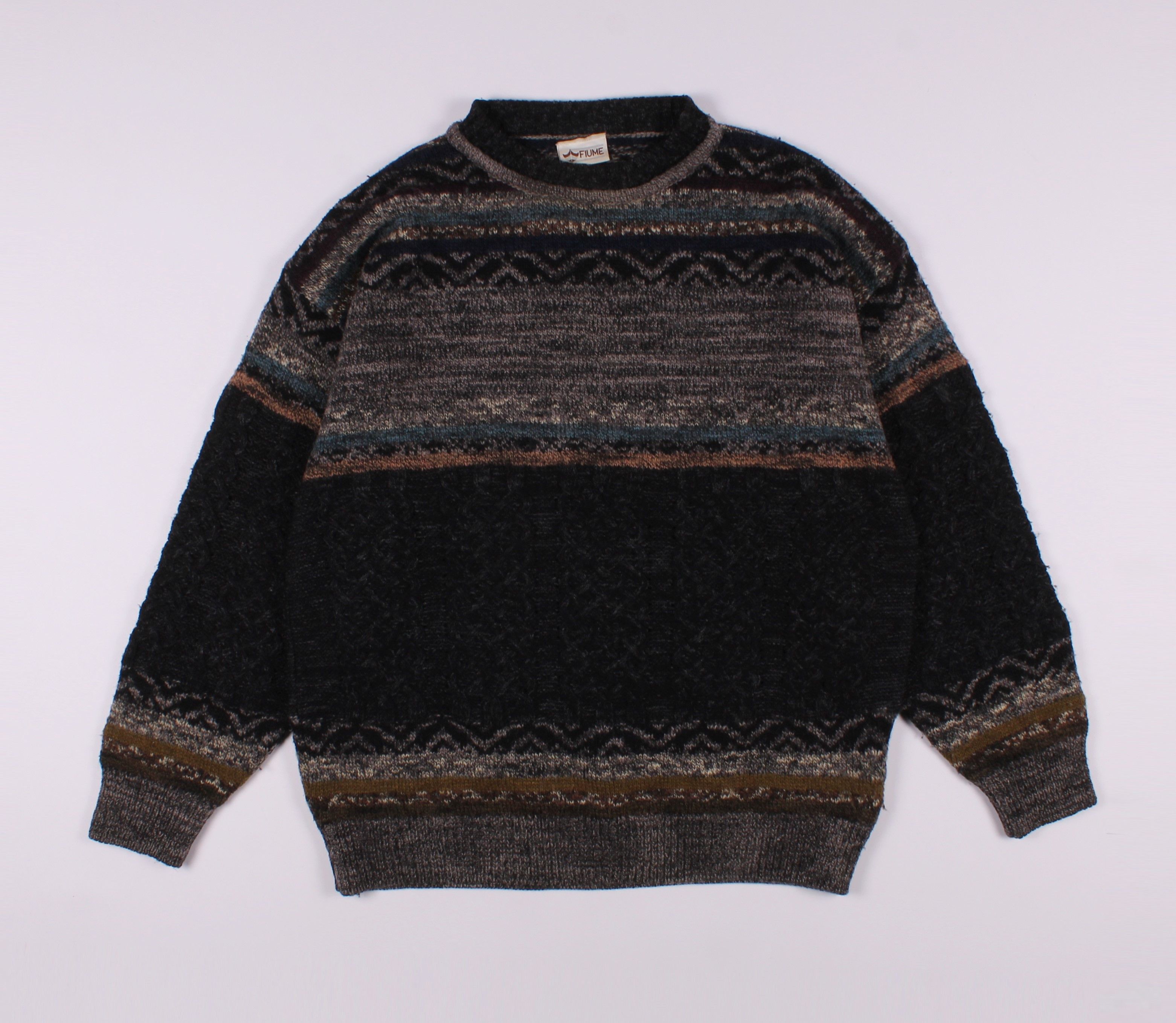 Vintage Vintage 80's Wool Blend Knit Sweater Jumper Size US L / EU 52-54 / 3 - 1 Thumbnail