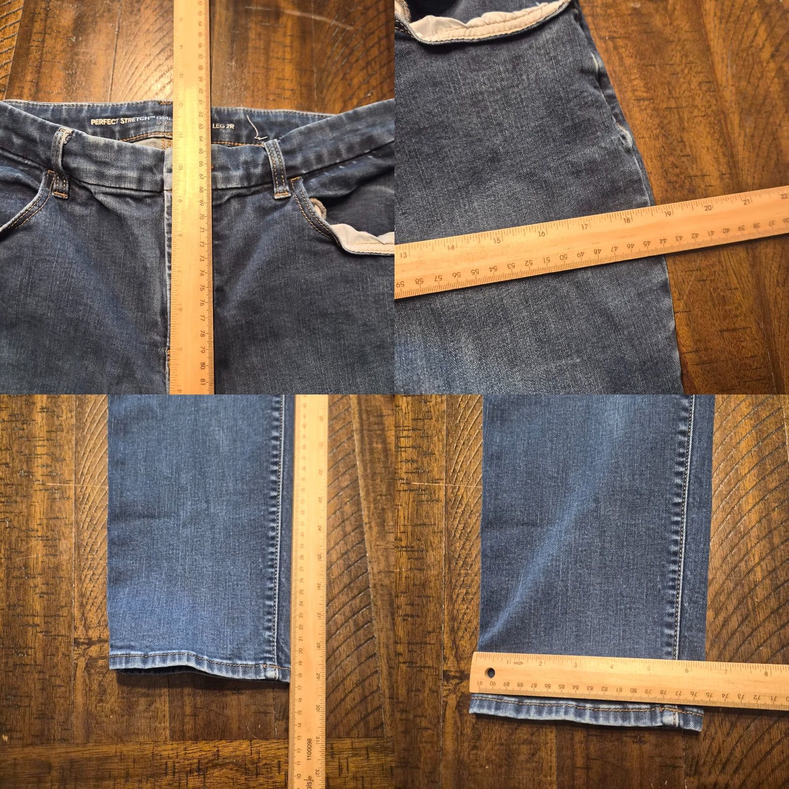 Vintage Chico's Jeans Slim Leg Ankle Stretch Blue Size 2 (12) Size 34" / US 12 / IT 48 - 8 Thumbnail