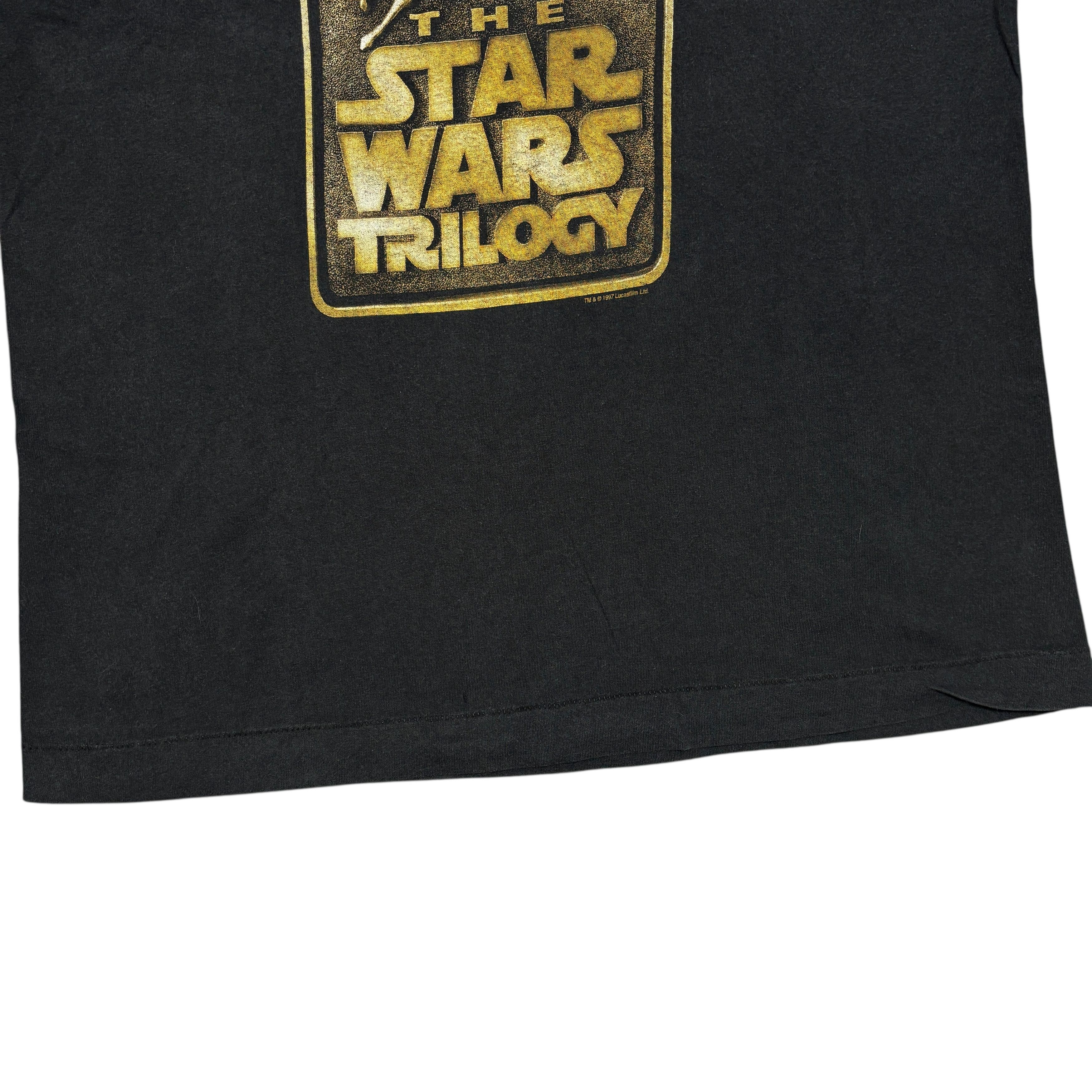 Star Wars × Vintage Vintage Star Wars Shirt Single Stitch Vintage Movie Shirt Size US L / EU 52-54 / 3 - 9 Thumbnail