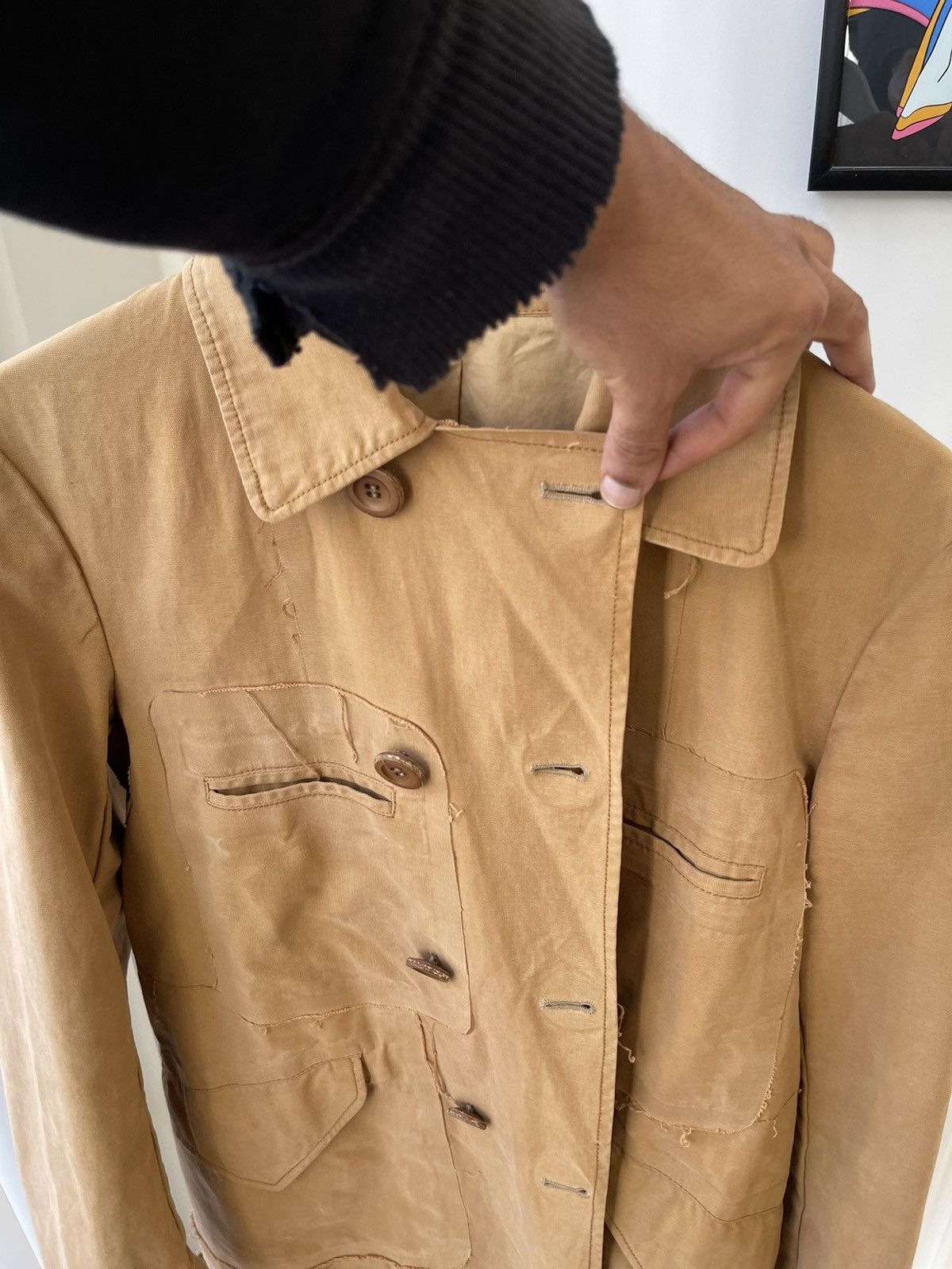 Maison MIHARA YASUHIRO Miharayasuhiro 00s Sample Military Jacket With Glued Pocket Size US S / EU 44-46 / 1 - 13 Thumbnail