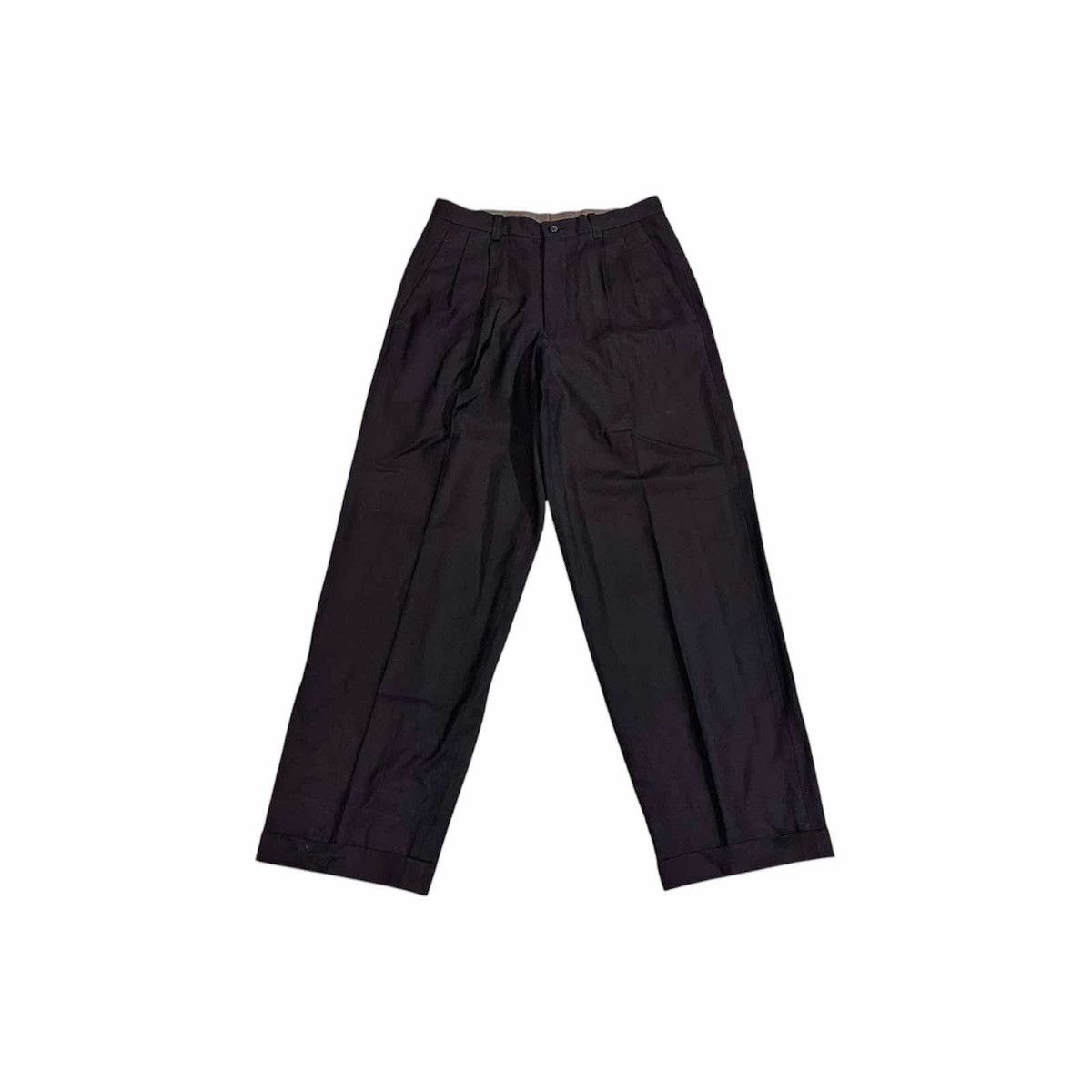 Issey Miyake × Japanese Brand × Pleats Please Issey Miyake 🔥Rare Vintage Issey Miyake Men Trousers Pants Brown 80s Size US 30 / EU 46 - 1 Thumbnail
