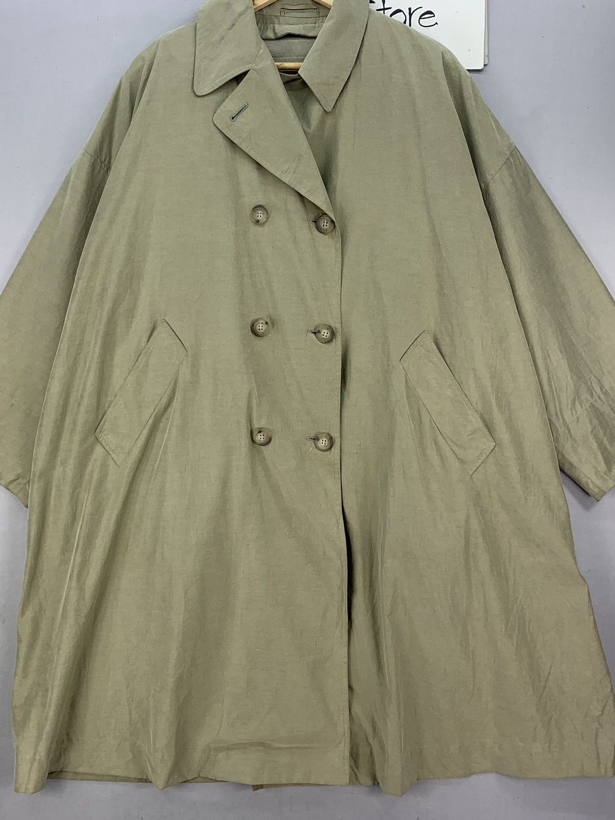 Max Mara Vintage Max Mara Italy Double Breasted Trench Coat Jacket Size XL / US 12-14 / IT 48-50 - 4 Thumbnail