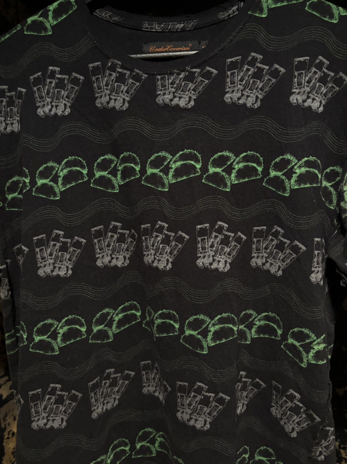 Jun Takahashi × Undercover Undercover SS2003 “Scab” Stripe Tee Size US M / EU 48-50 / 2 - 2 Thumbnail