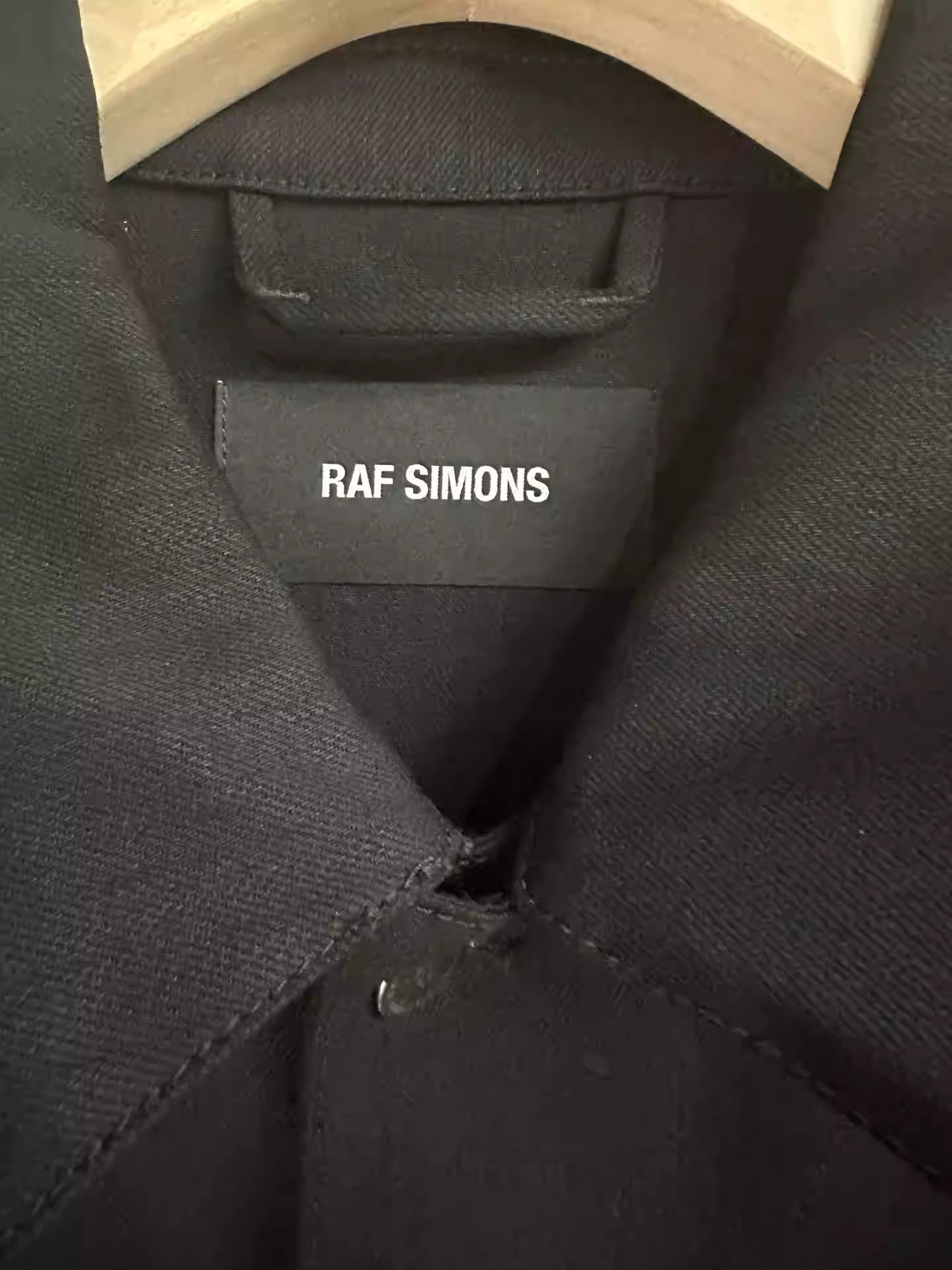 Raf Simons Raf Simons 19SS Silver Ring Print Denim Jacket | Grailed