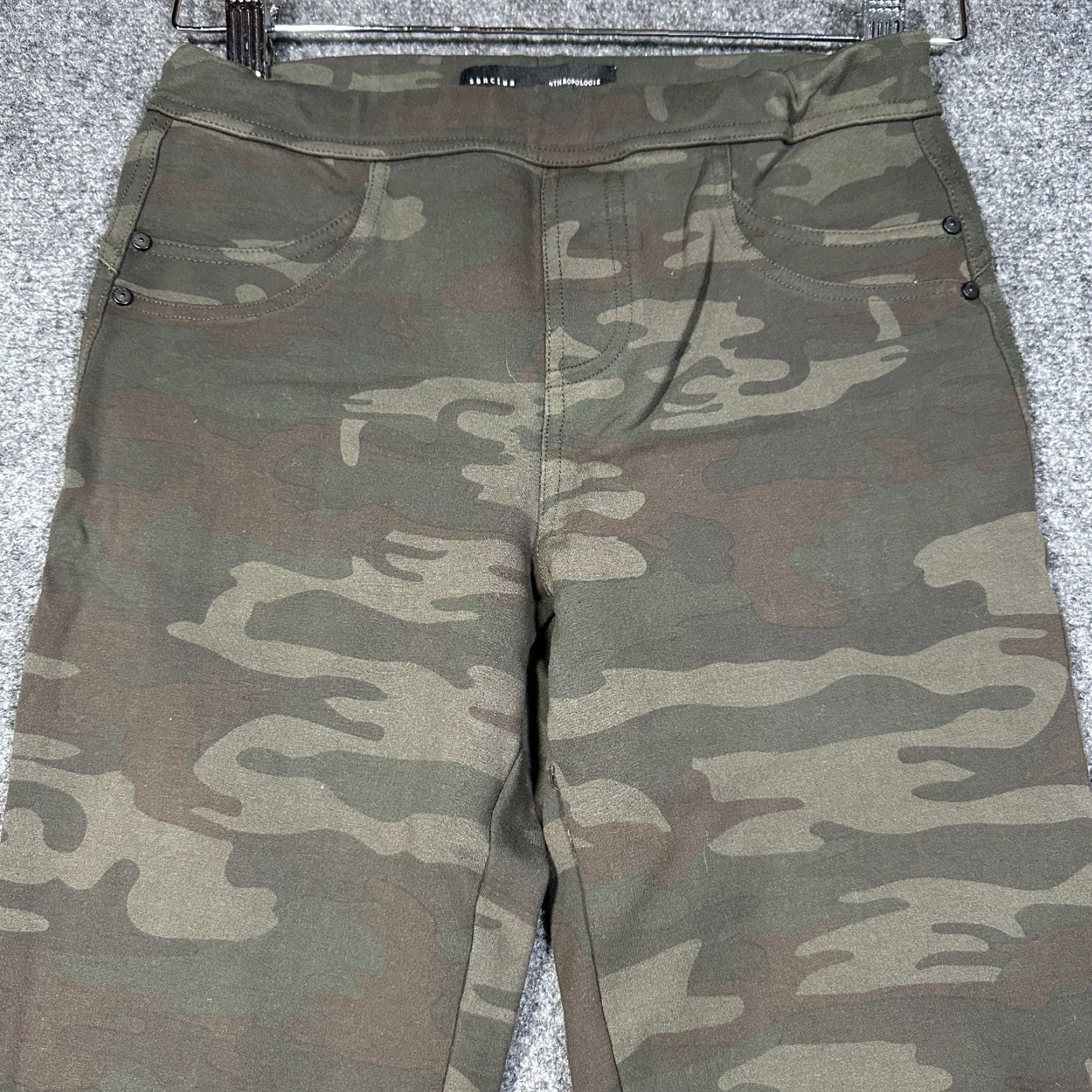 Anthropologie Anthropologie X Sanctuary Grease Legging Womens Small Green Camouflage Pants Skinny Size 28" / US 6 / IT 42 - 3 Thumbnail