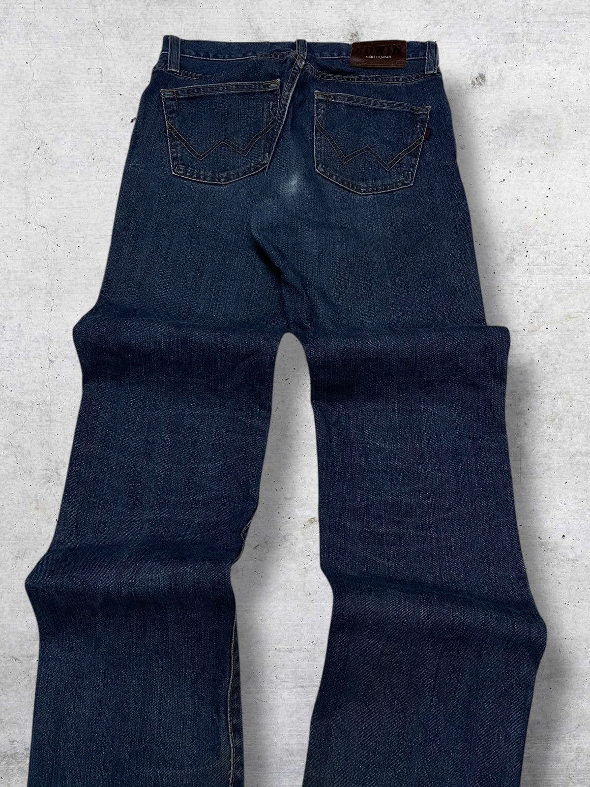 Edwin VINTAGE EDWIN 403 JAPAN DESIGNER 90S OLD DISTRESSED DENIM Size US 29 - 11 Thumbnail