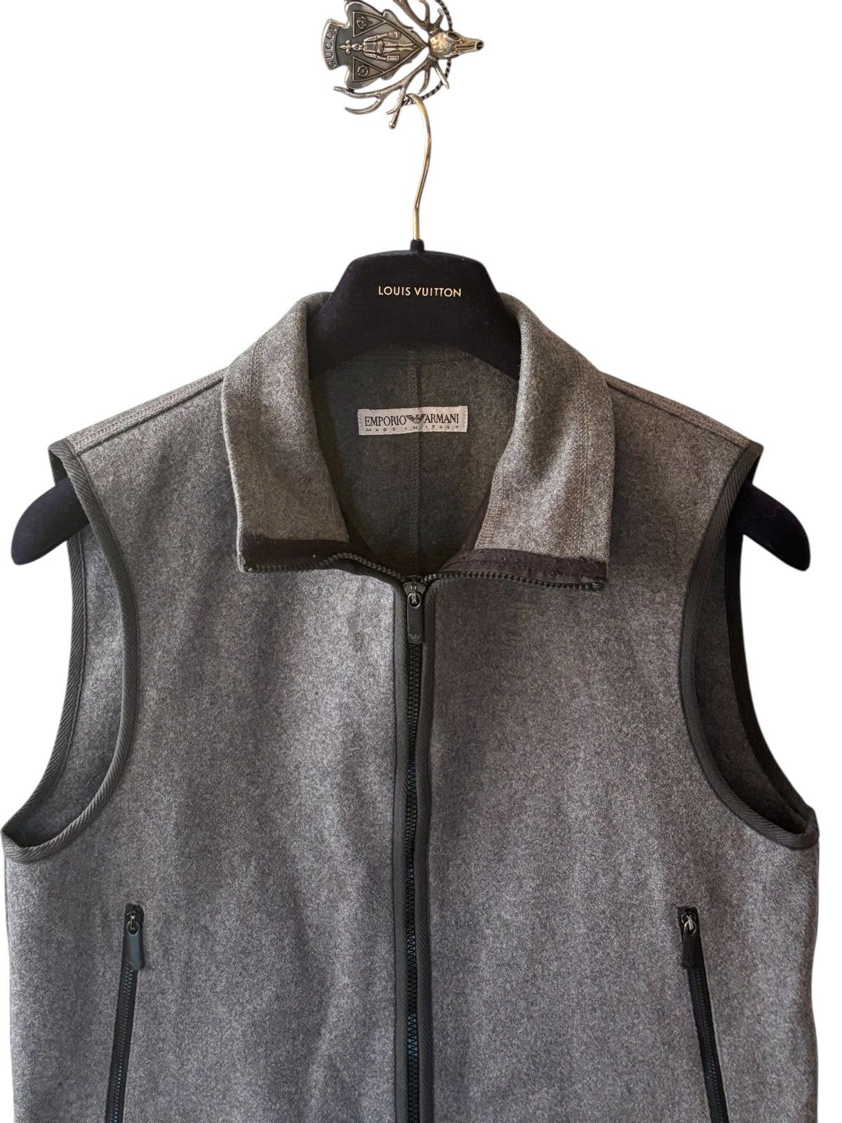 Emporio Armani Vintage Emporio Armani Wool Vest Size US M / EU 48-50 / 2 - 3 Thumbnail