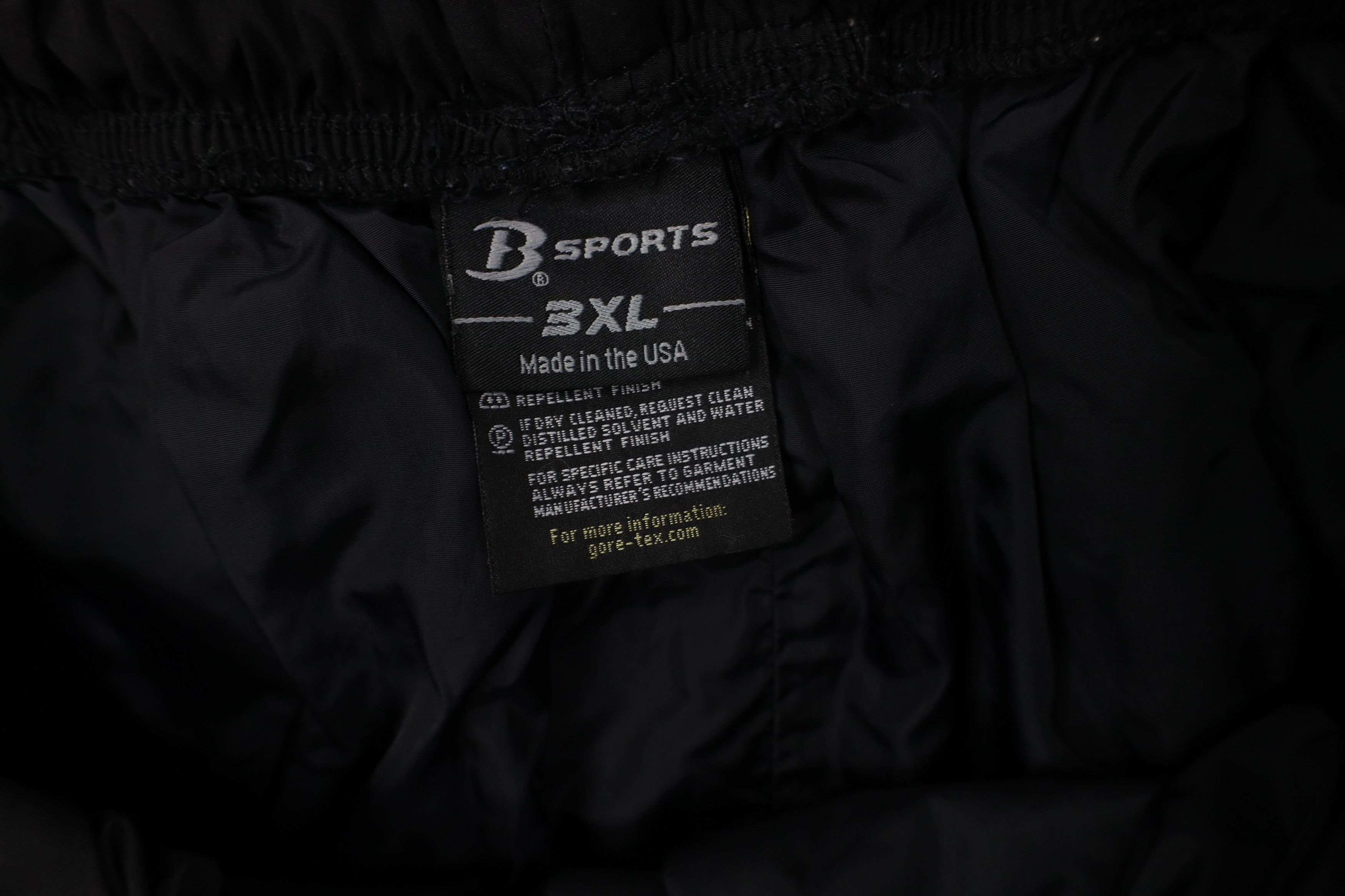 Vintage Vintage 90s Streetwear Goretex Wide Leg Rain Pants Black Size US 42 / EU 58 - 7 Thumbnail