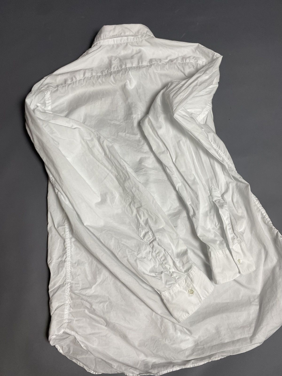 Aspesi Alberto Aspesi White Button Up Shirt Sz 41/16 Vintage Italy Size US L / EU 52-54 / 3 - 18 Thumbnail