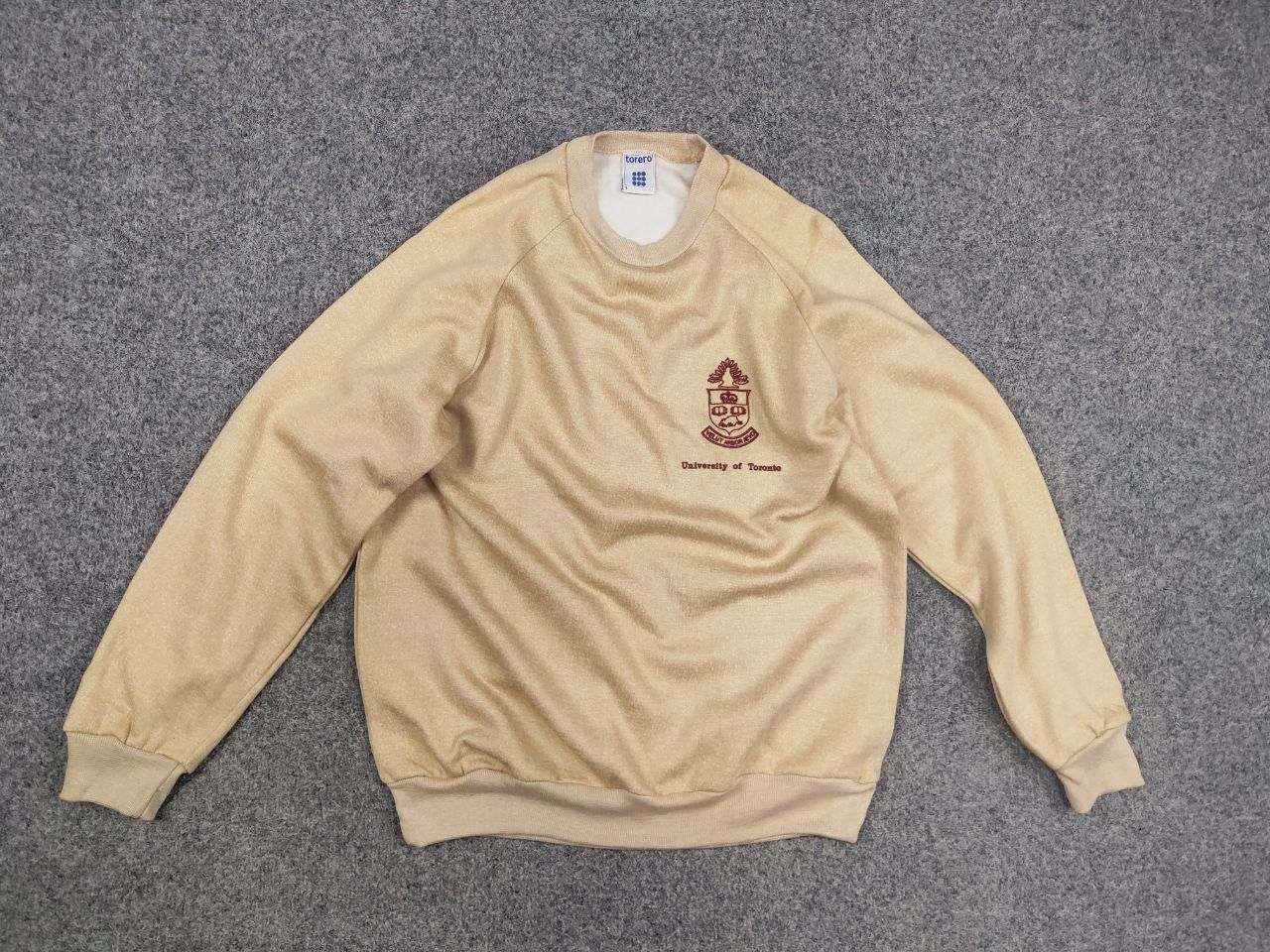 Vintage Vintage University of Toronto Crew Check Sweatshirt Y2K Size US L / EU 52-54 / 3 - 8 Thumbnail