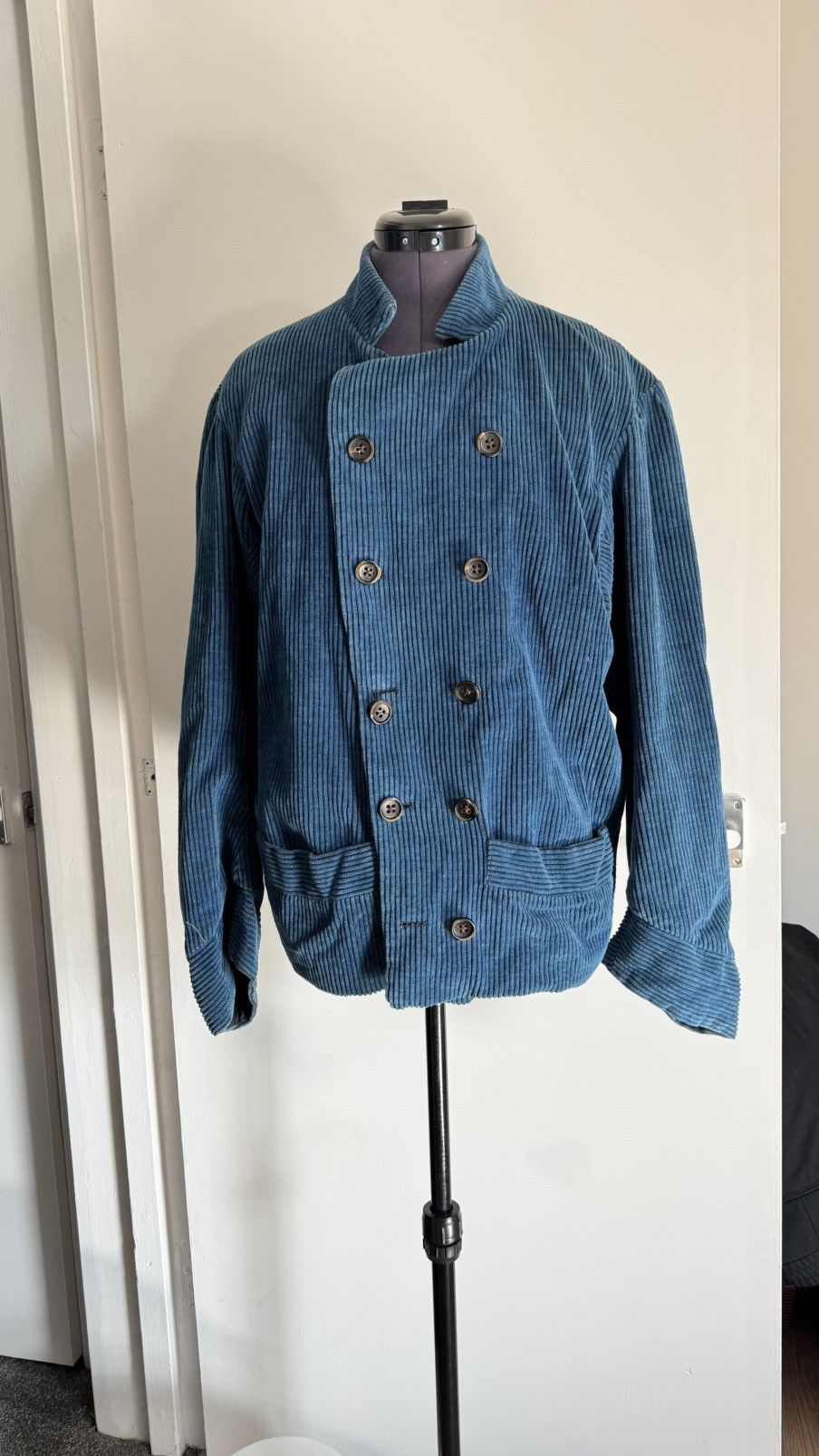 Vivienne Westwood Vivienne Westwood Anglomania Blue Corduroy Jacket Size US M / EU 48-50 / 2 - 4 Thumbnail