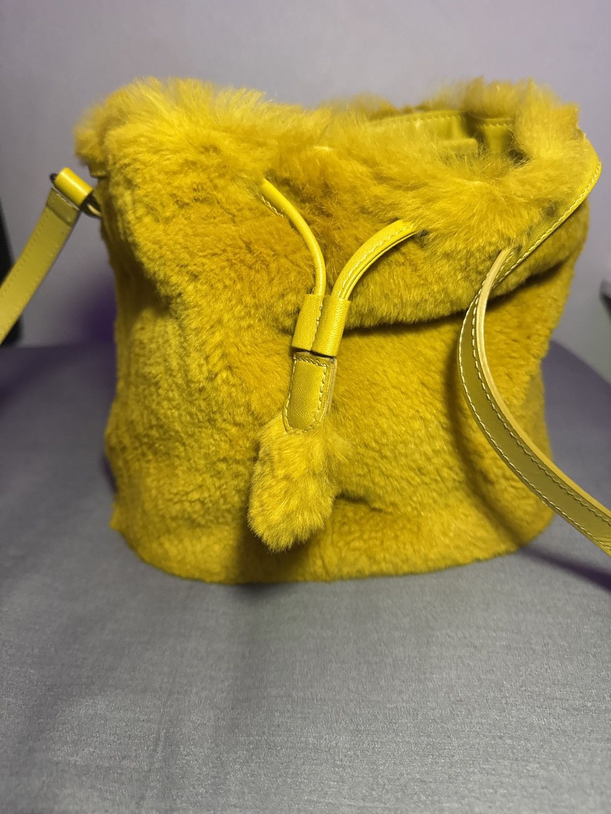Longchamp Longchamp Rabbit Fur Crossbody Bag Size ONE SIZE - 1 Thumbnail