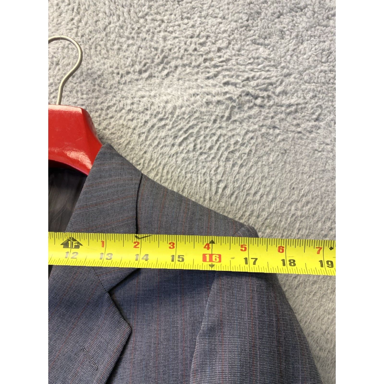 Yves Saint Laurent VINTAGE Yves Saint Laurent YSL Brown Pin Stripe Blazer Men 38 Wool Twill Slim 2-Button Front 4-Button Sleeve Notch Lapel France Vintage Blazer Mens Size 38R - 4 Thumbnail