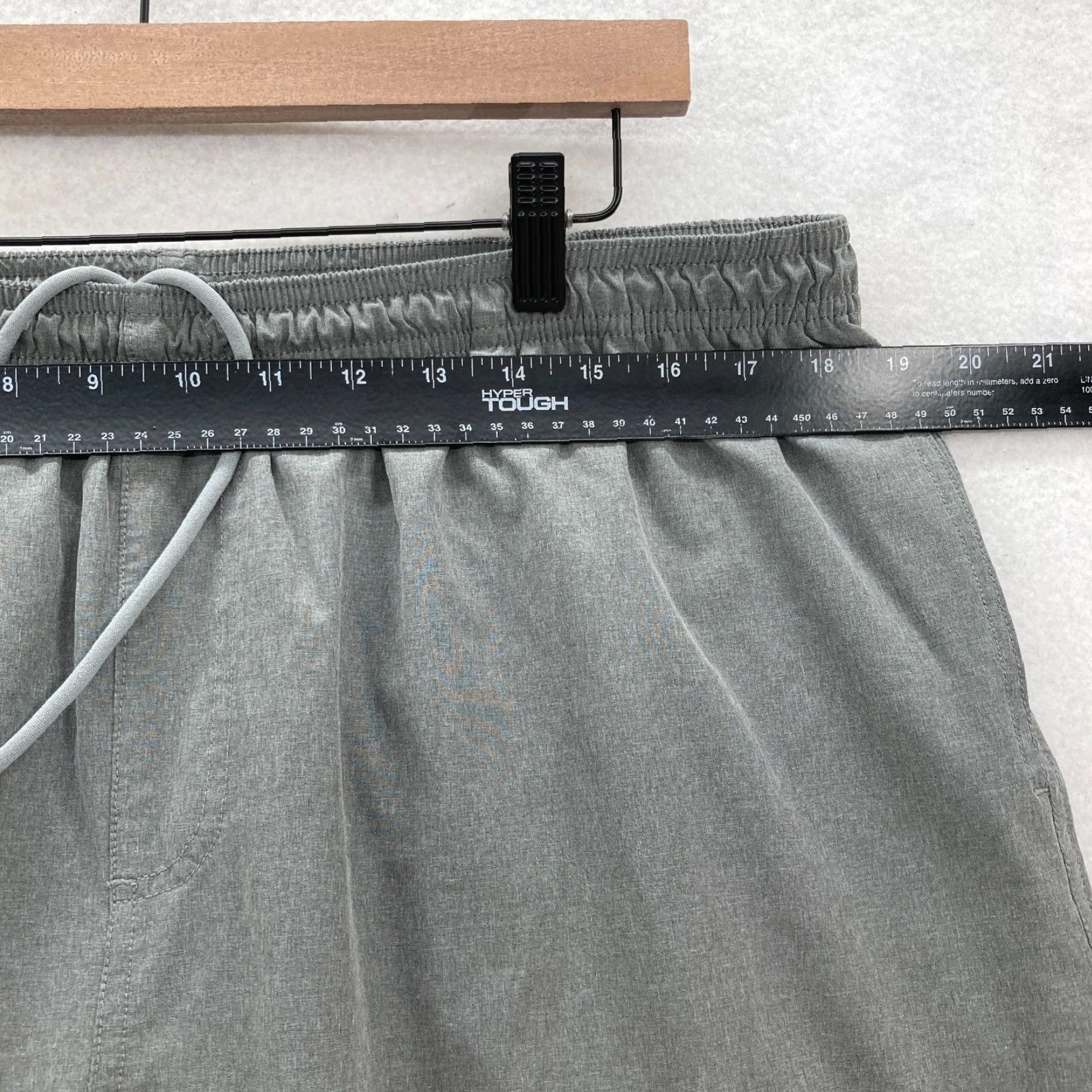 Chubbies Chubbies Shorts Mens 2XL Gray Chino Commission Athleisure Performance Drawstring Shorts Size US 39 - 6 Thumbnail