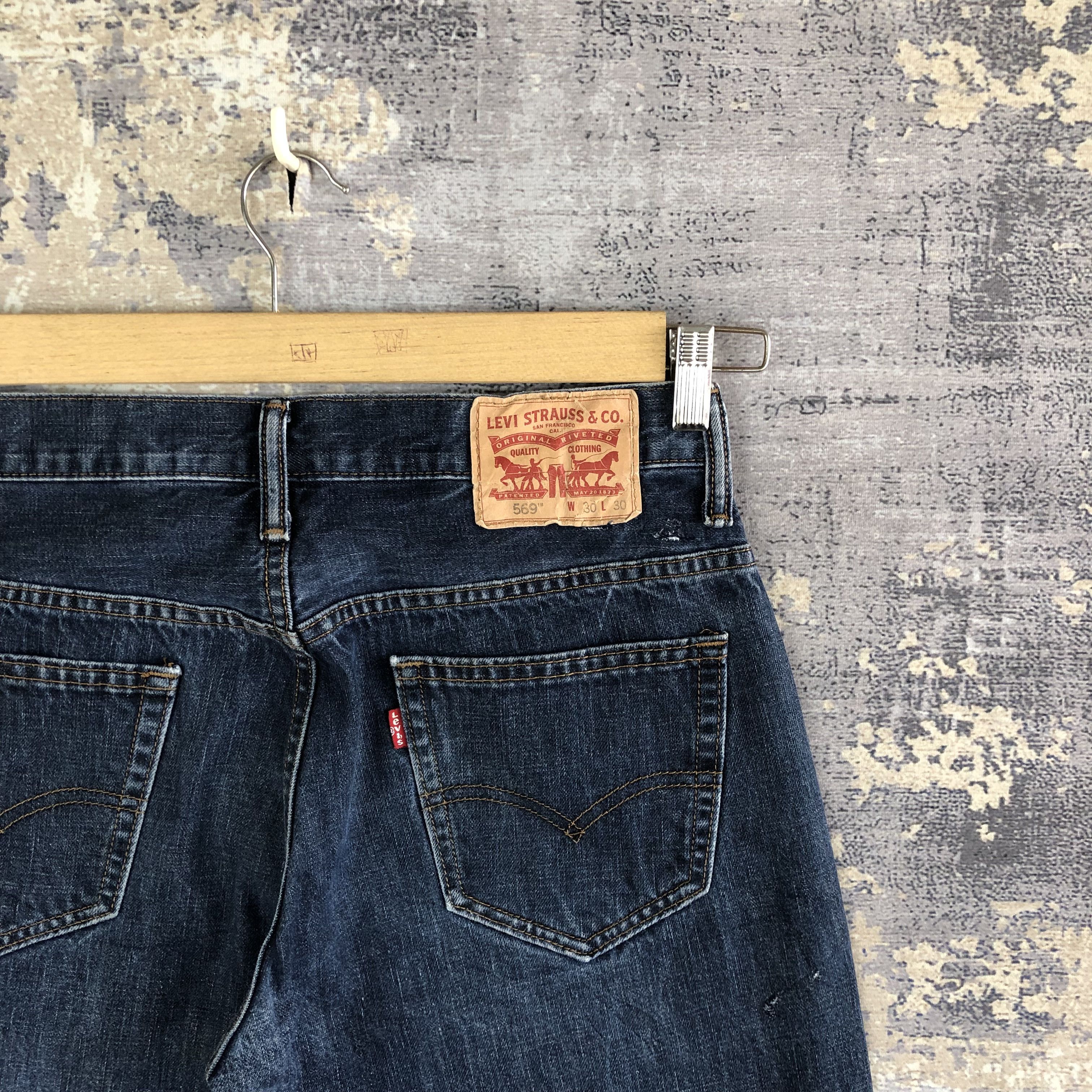 Levi's Vintage Y2K Levis 569 Baggy Jeans Levi's Faded Indigo Denim Size US 30 / EU 46 - 5 Thumbnail