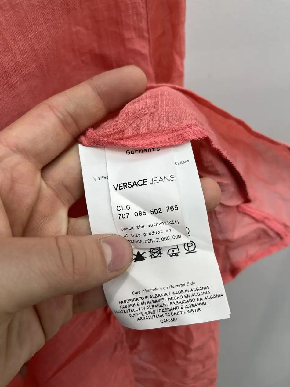 Versace Versace Jeans Cotton Silk Button Up Blouse Size S / US 4 / IT 40 - 6 Thumbnail