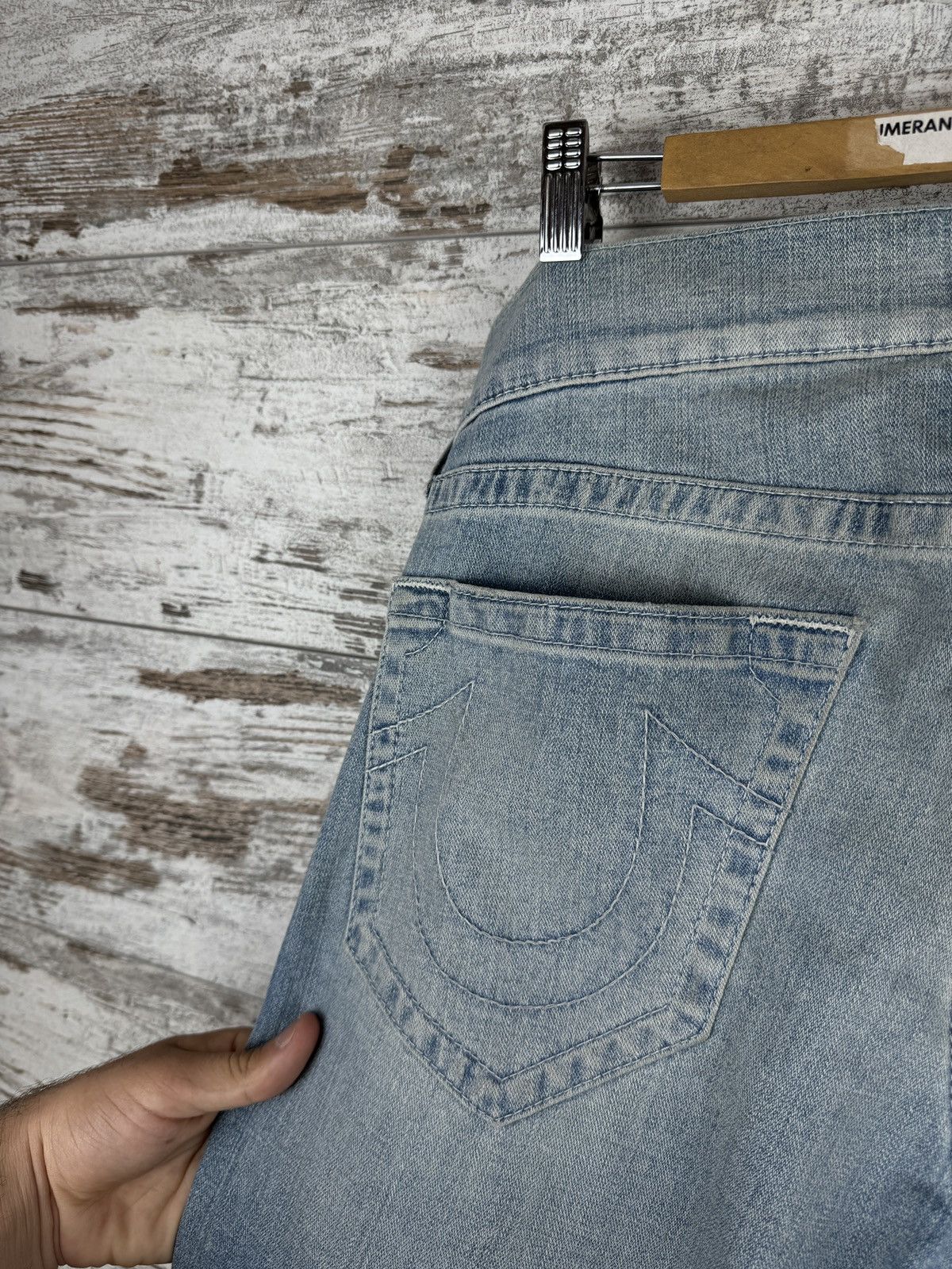 Japanese Brand × True Religion Mens True Religion SKINNY MOTO NATURAL SN jeans denim y2k Size US 33 - 15 Thumbnail