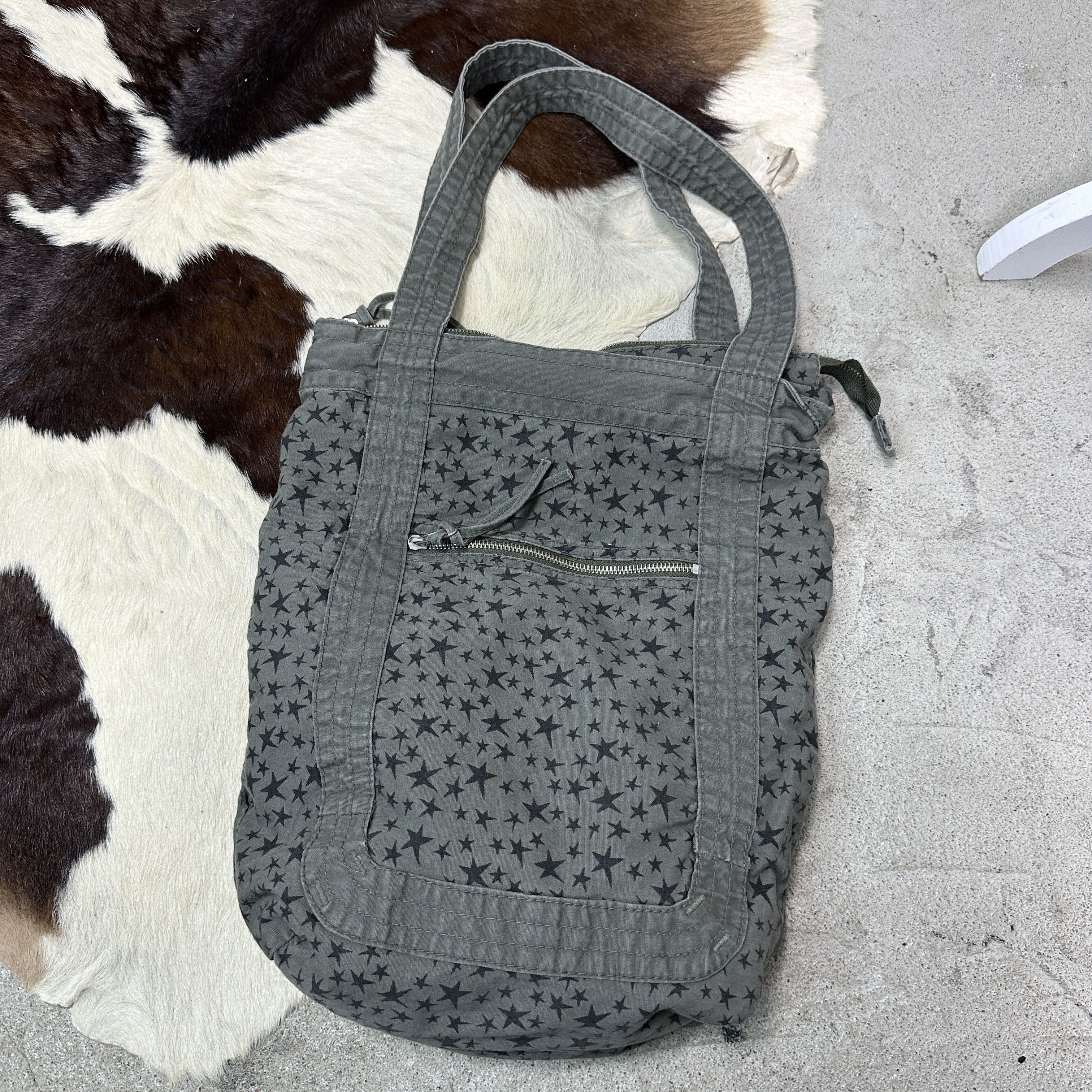 Vintage Vintage Avant Garde Grunge Tote Stars Hobo Bag Y2K Size ONE SIZE - 6 Thumbnail