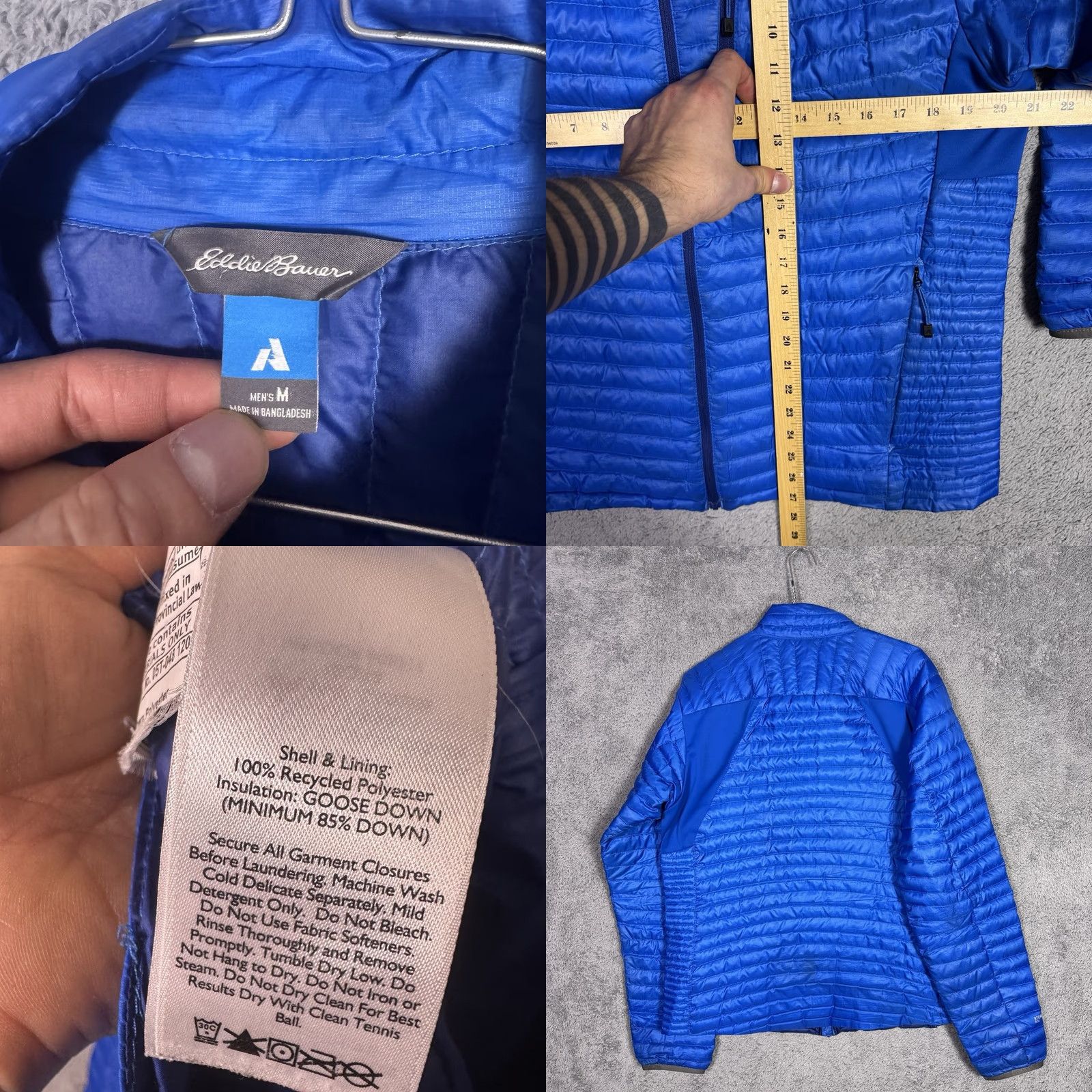 Eddie Bauer Eddie Bauer First Ascent Stormdown 800 Goose Down Men's M Jacket Quilted Puffer Jacket Size US M / EU 48-50 / 2 - 8 Thumbnail