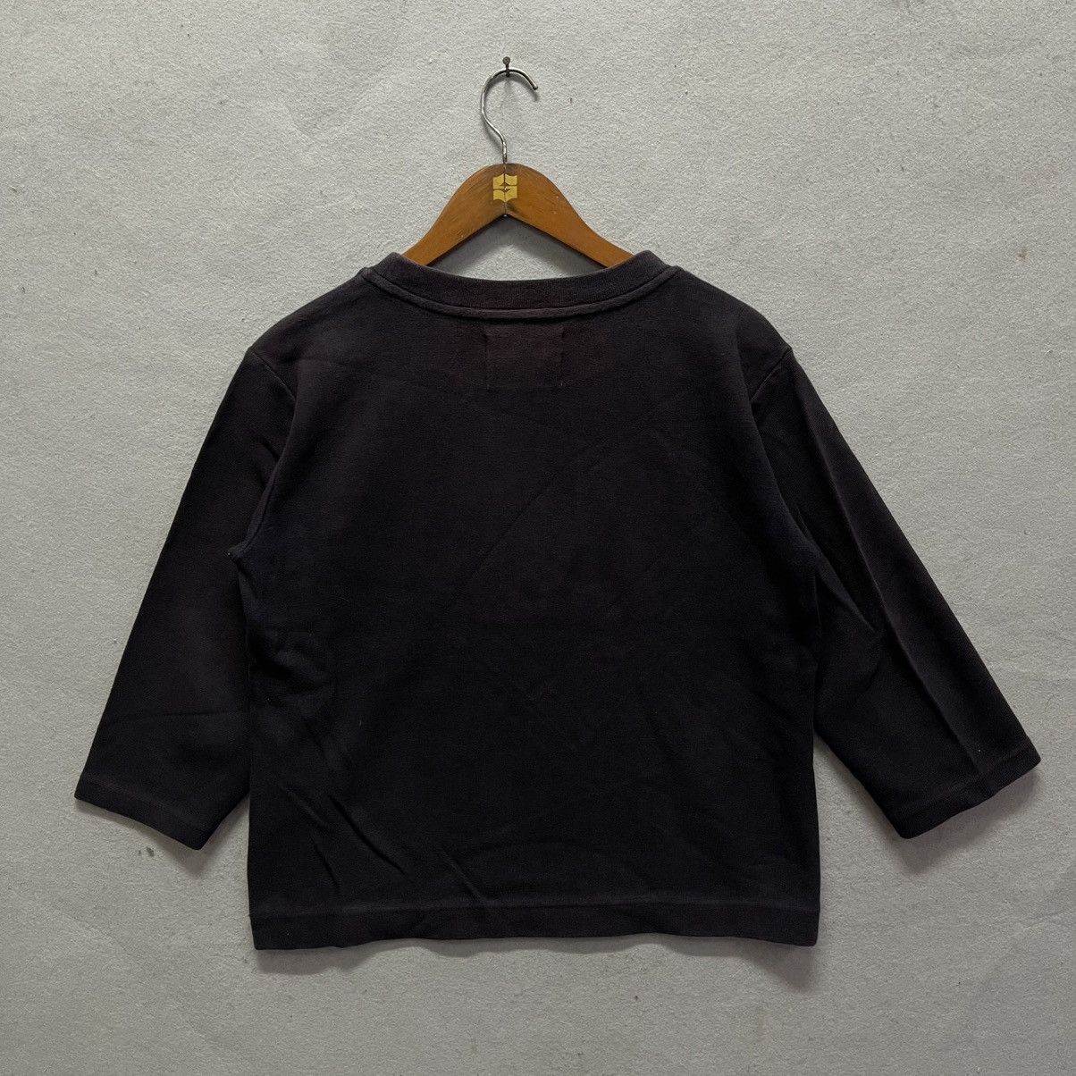 Margaret Howell MHL. Margaret Howell Cropped Sweatshirt – Made in Japan Size M / US 6-8 / IT 42-44 - 5 Thumbnail