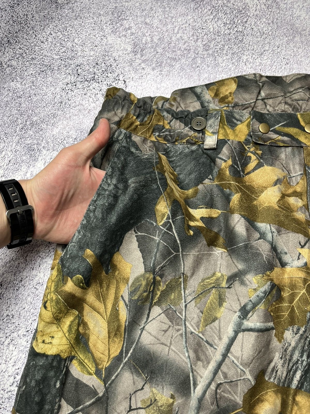 Japanese Brand Super Sick Vintage Camouflage Streetwear cargo Pants Size US 38 / EU 54 - 3 Thumbnail