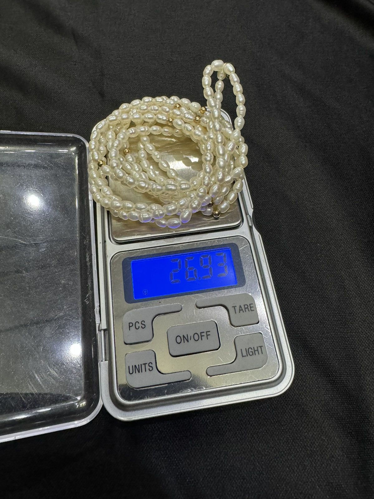 Jewelry × Vintage NATURAL PEARL NECKLACE DOUBLE STRANDS 14K CLASP Size ONE SIZE - 5 Thumbnail